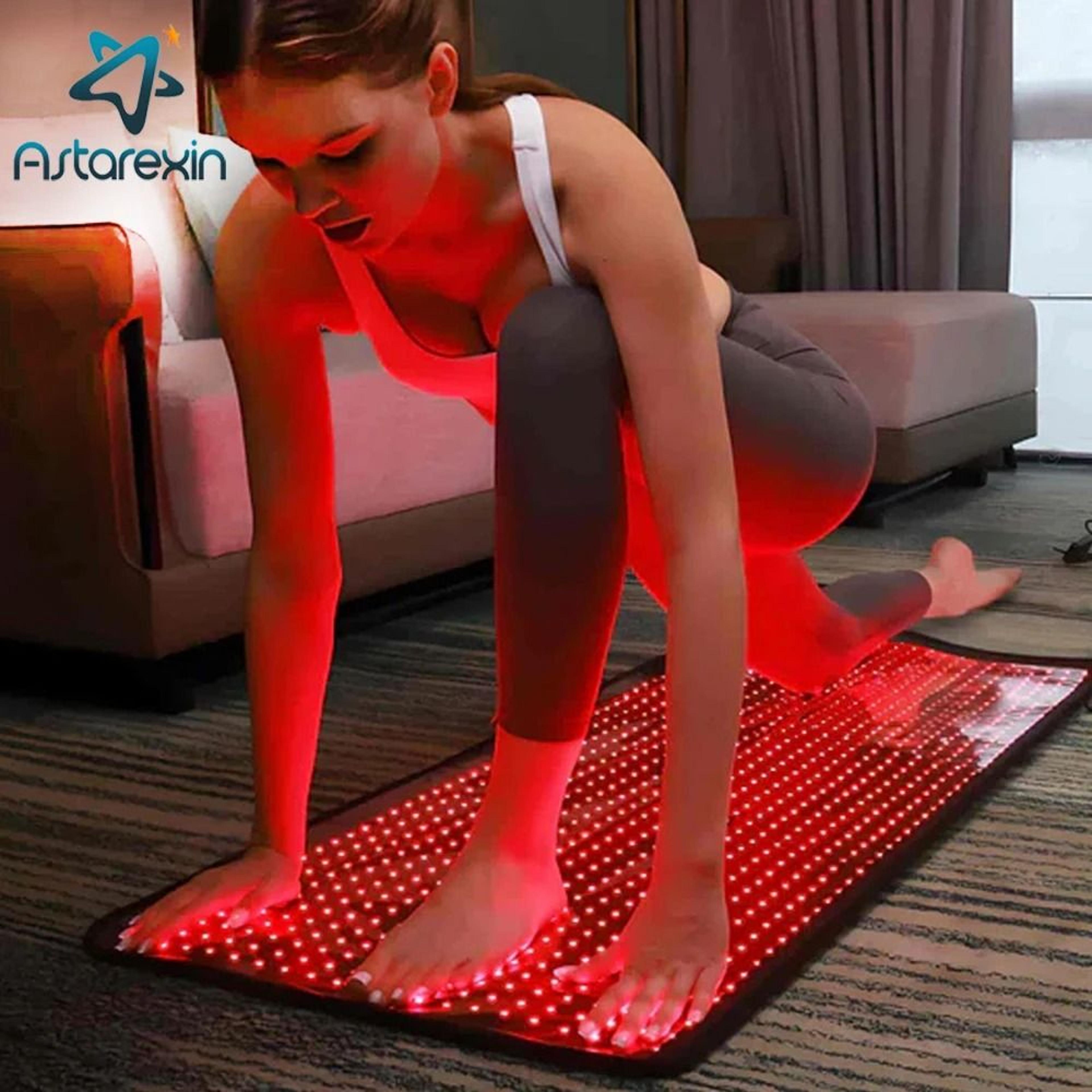 red light therapy heating pad infrared pain relief device for back shoulder and waist