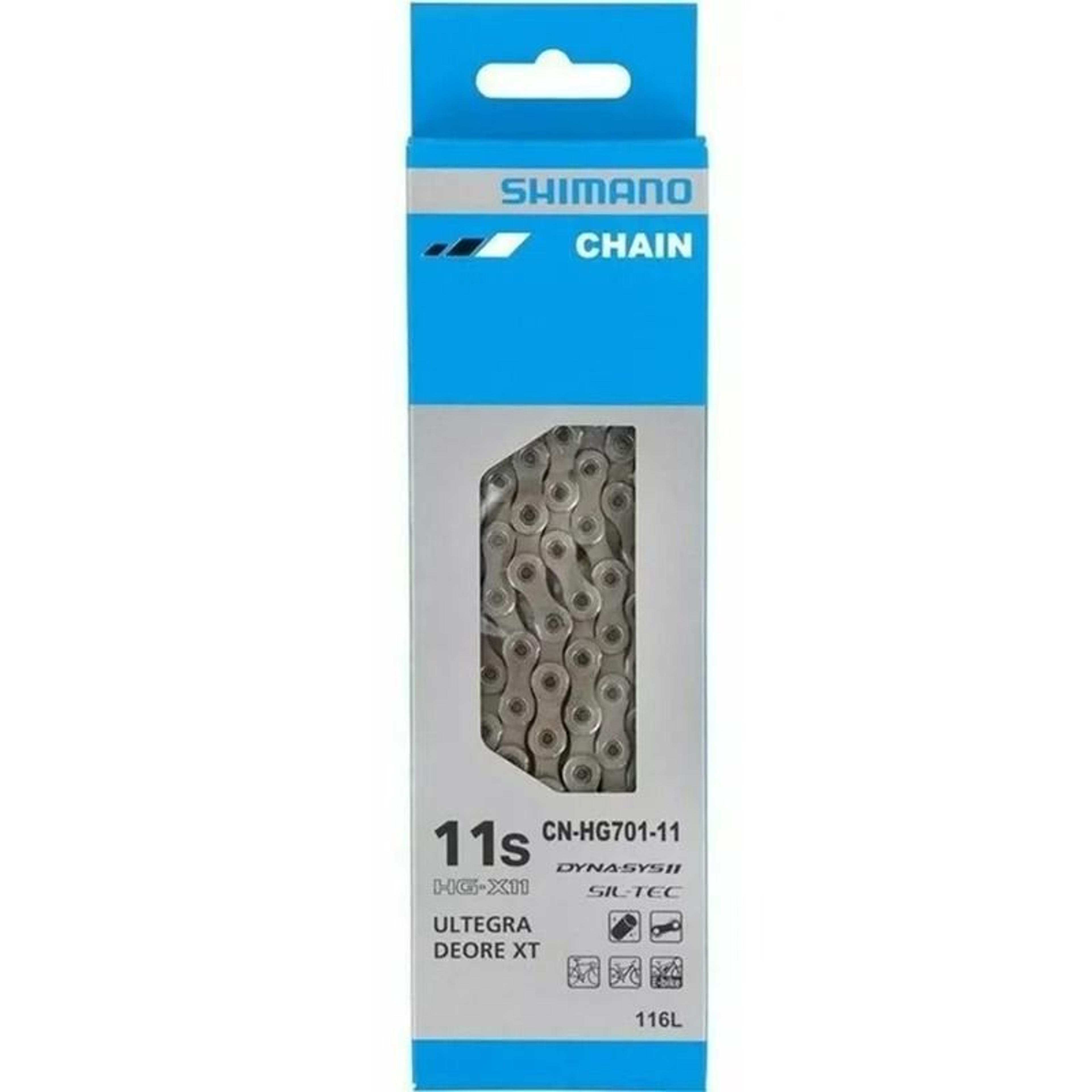 11-speed bicycle chain with quick missing link – durable 116l bike chain for road and mountain bicycles