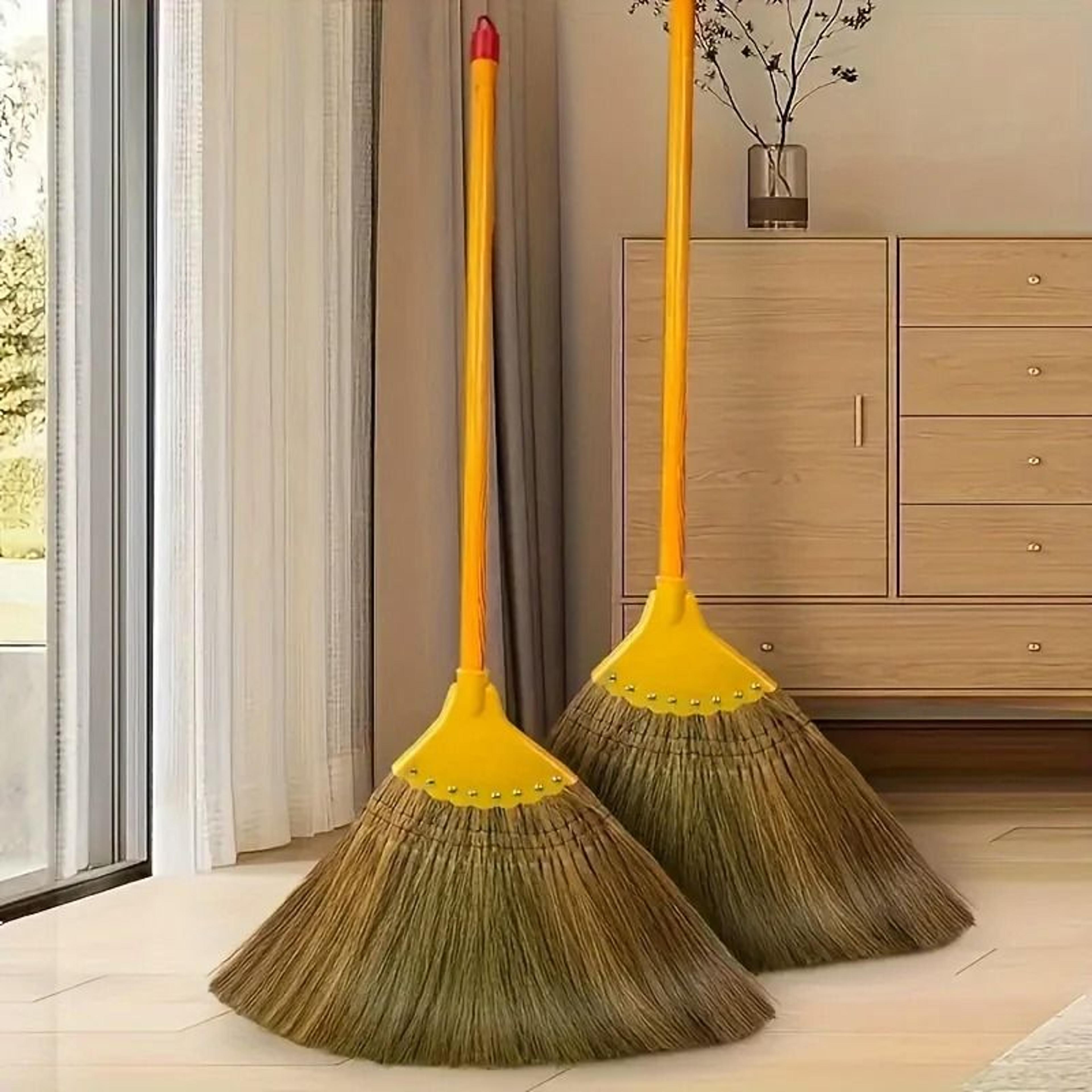 eco friendly hand woven mango broom for indoor and outdoor cleaning