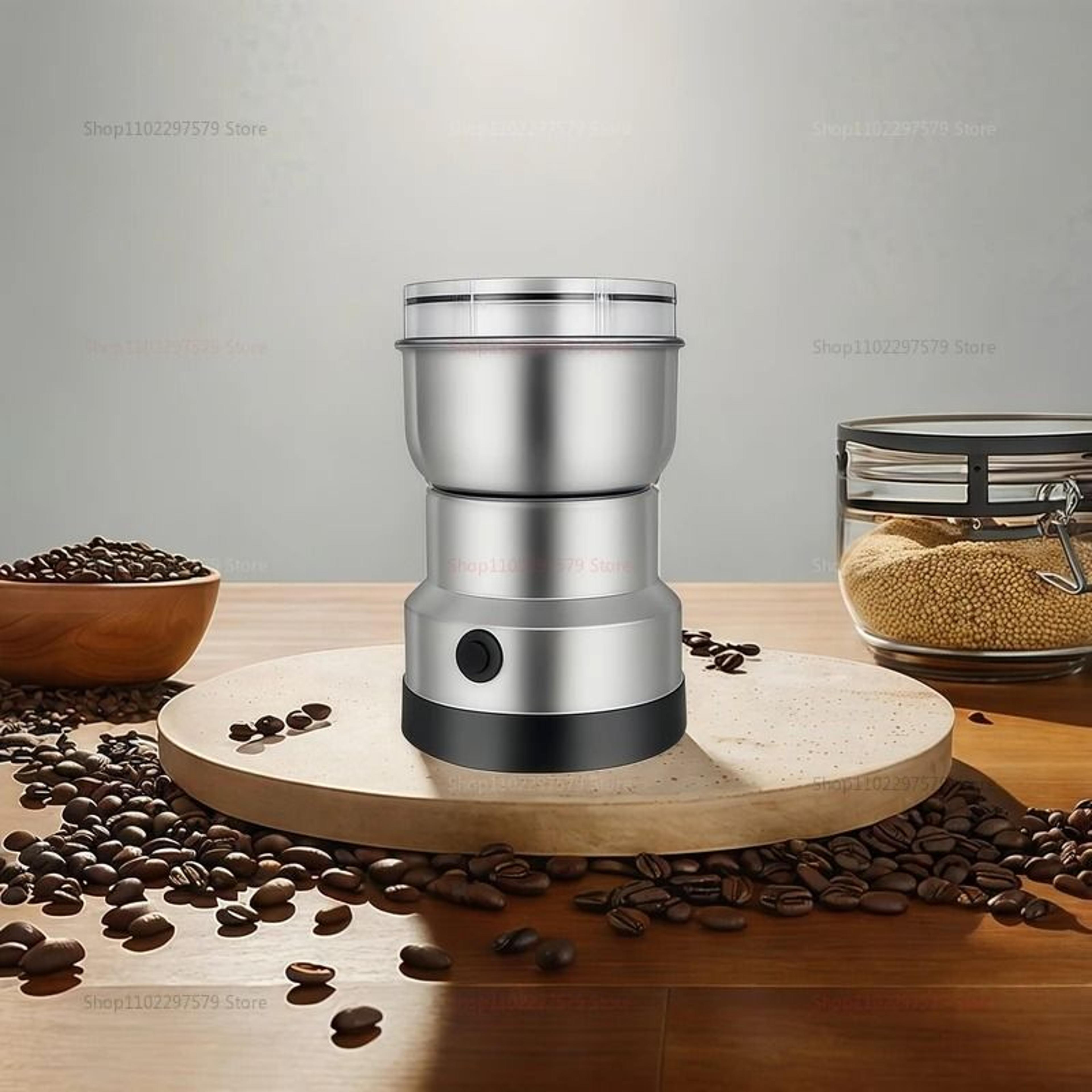 mini electric coffee and spice grinder