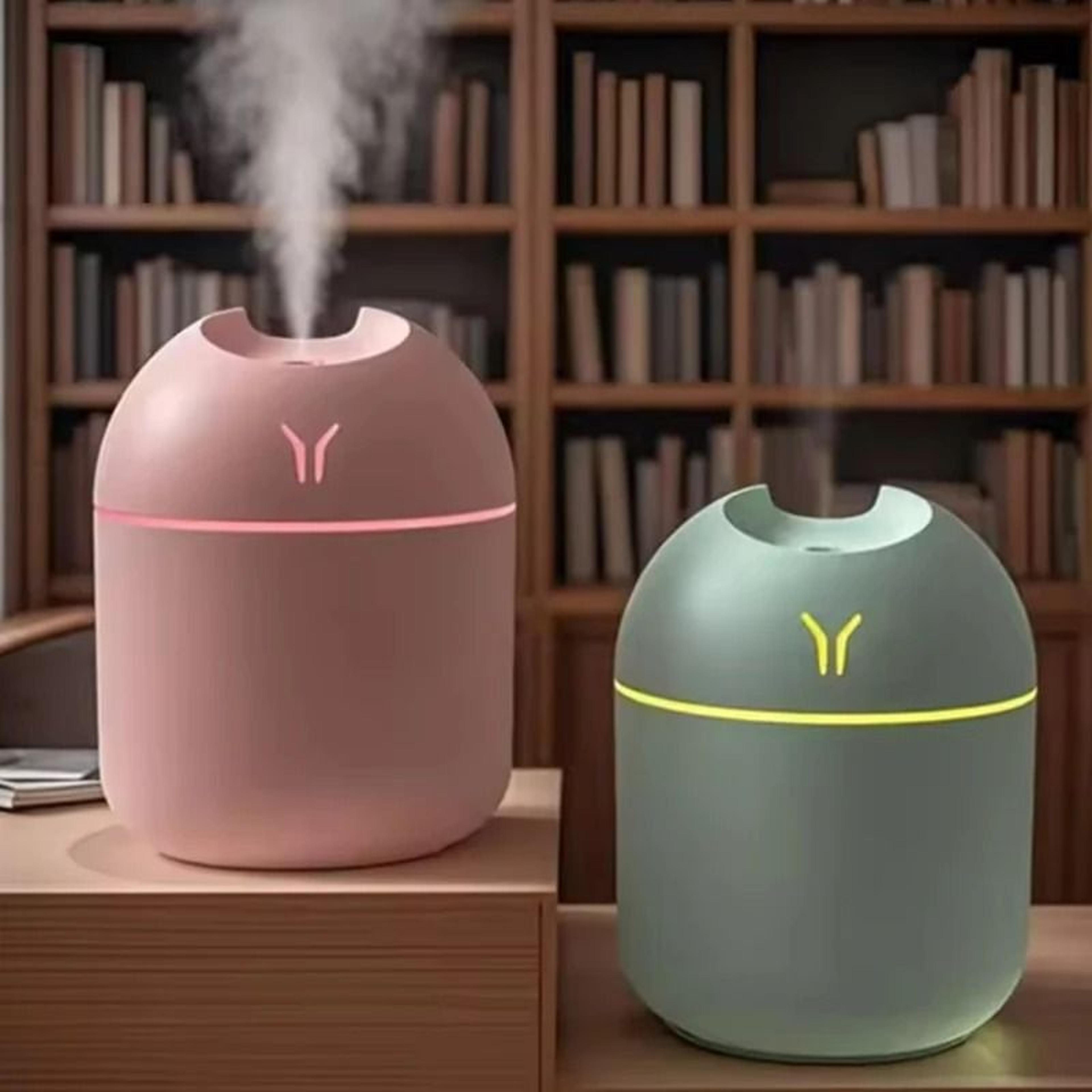 mini ultrasonic aroma diffuser and air humidifier with led light