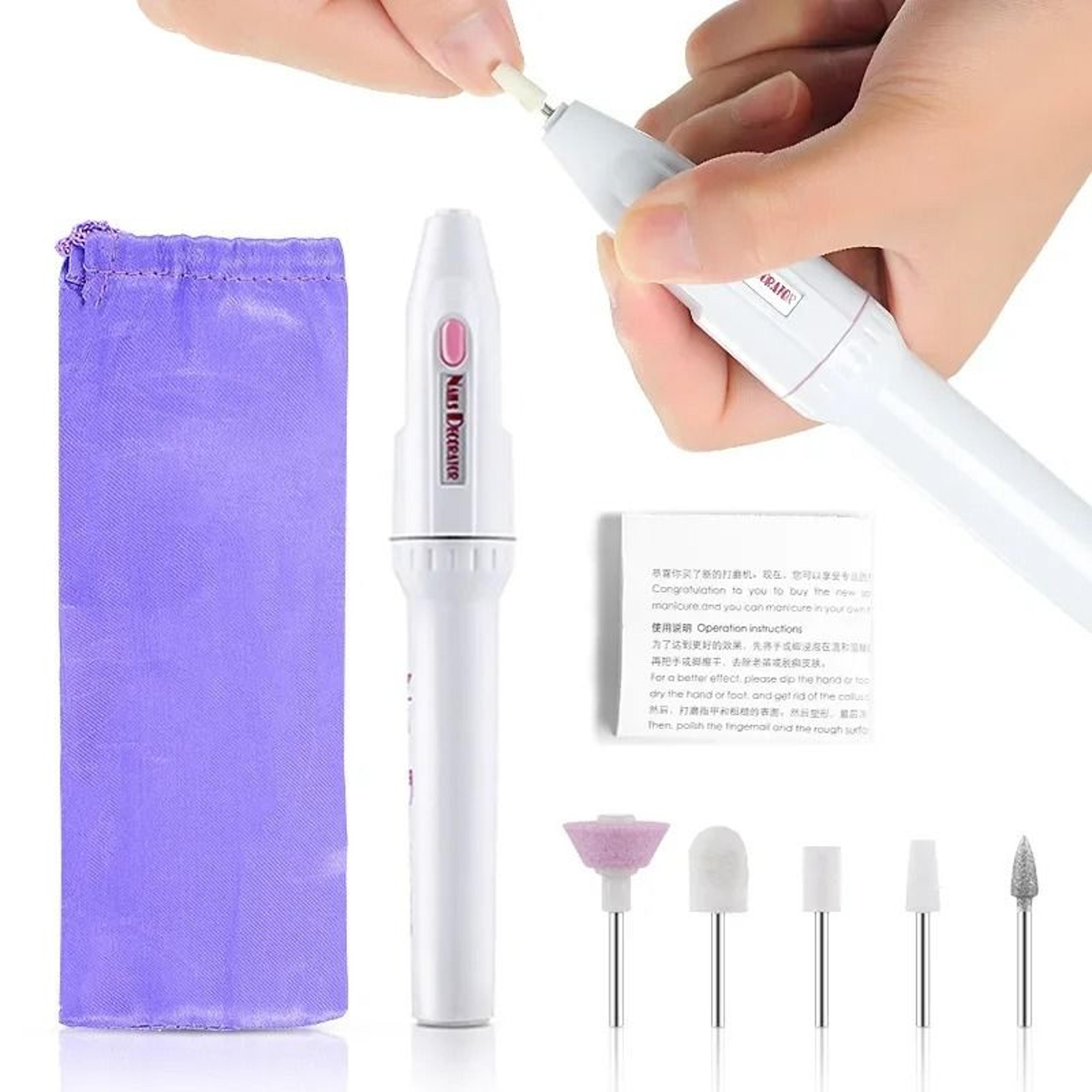 mini electric nail drill kit for manicure and pedicure
