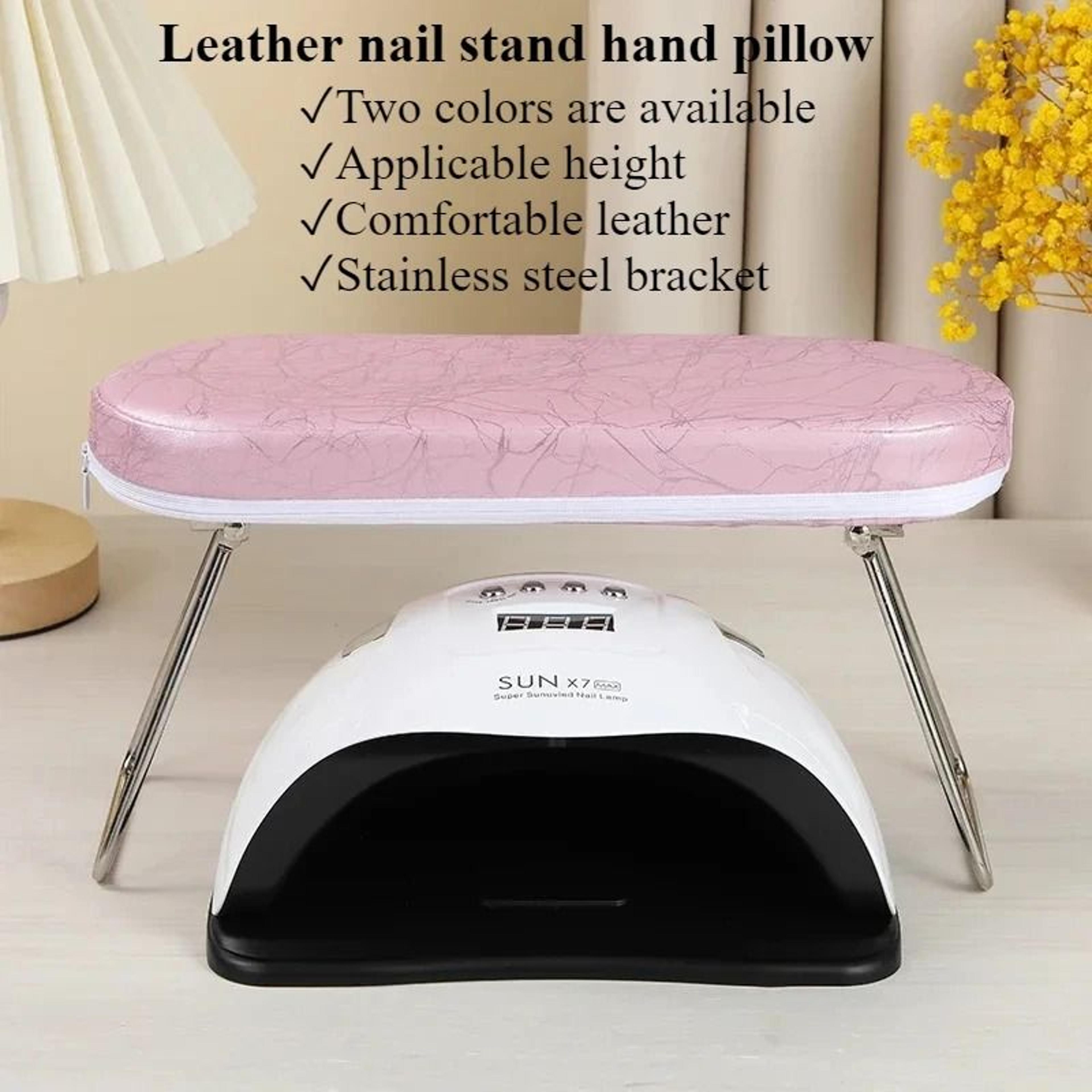 waterproof leather hand pillow arm rest cushion for manicure and nail art