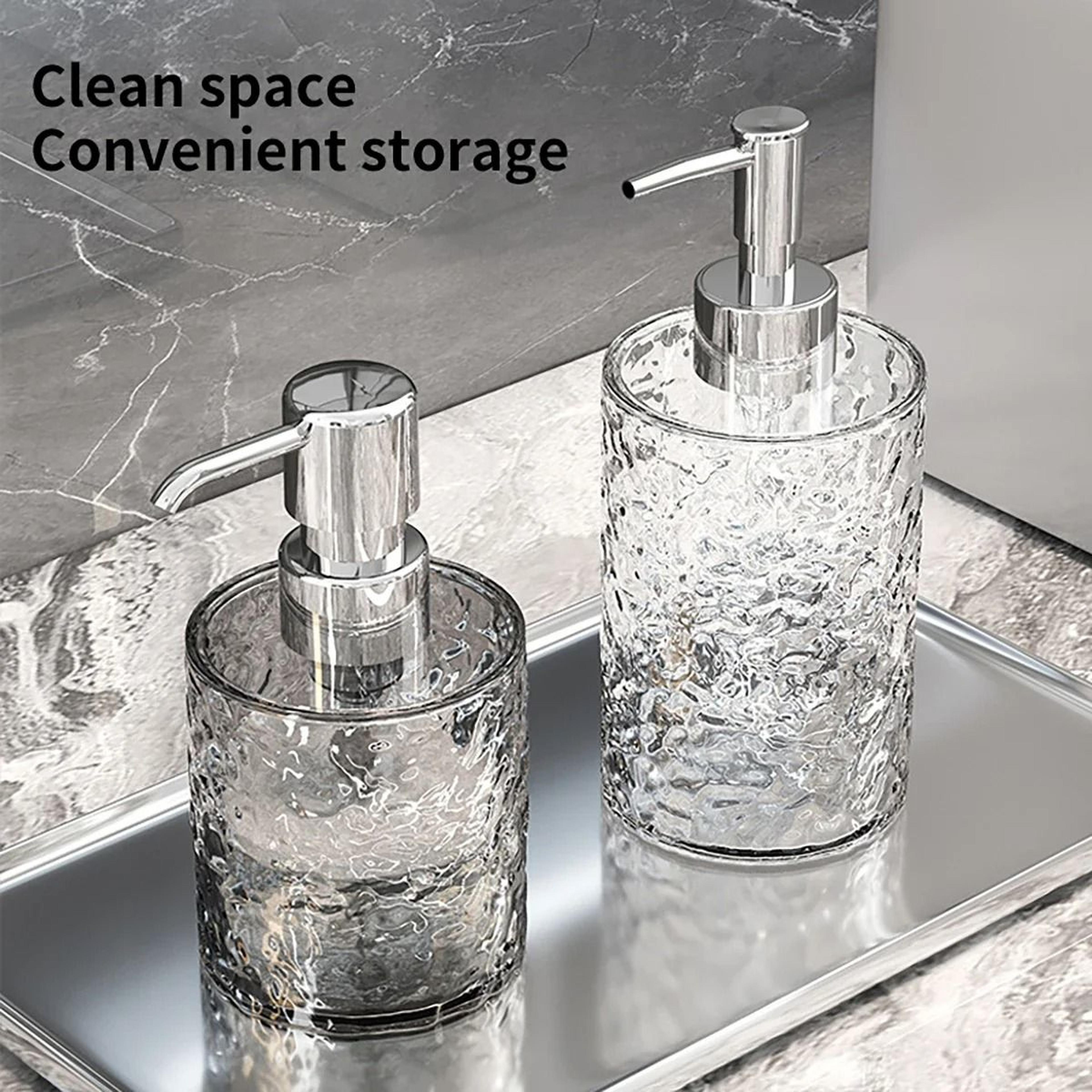 refillable soap dispenser bottle for kitchen and bathroom