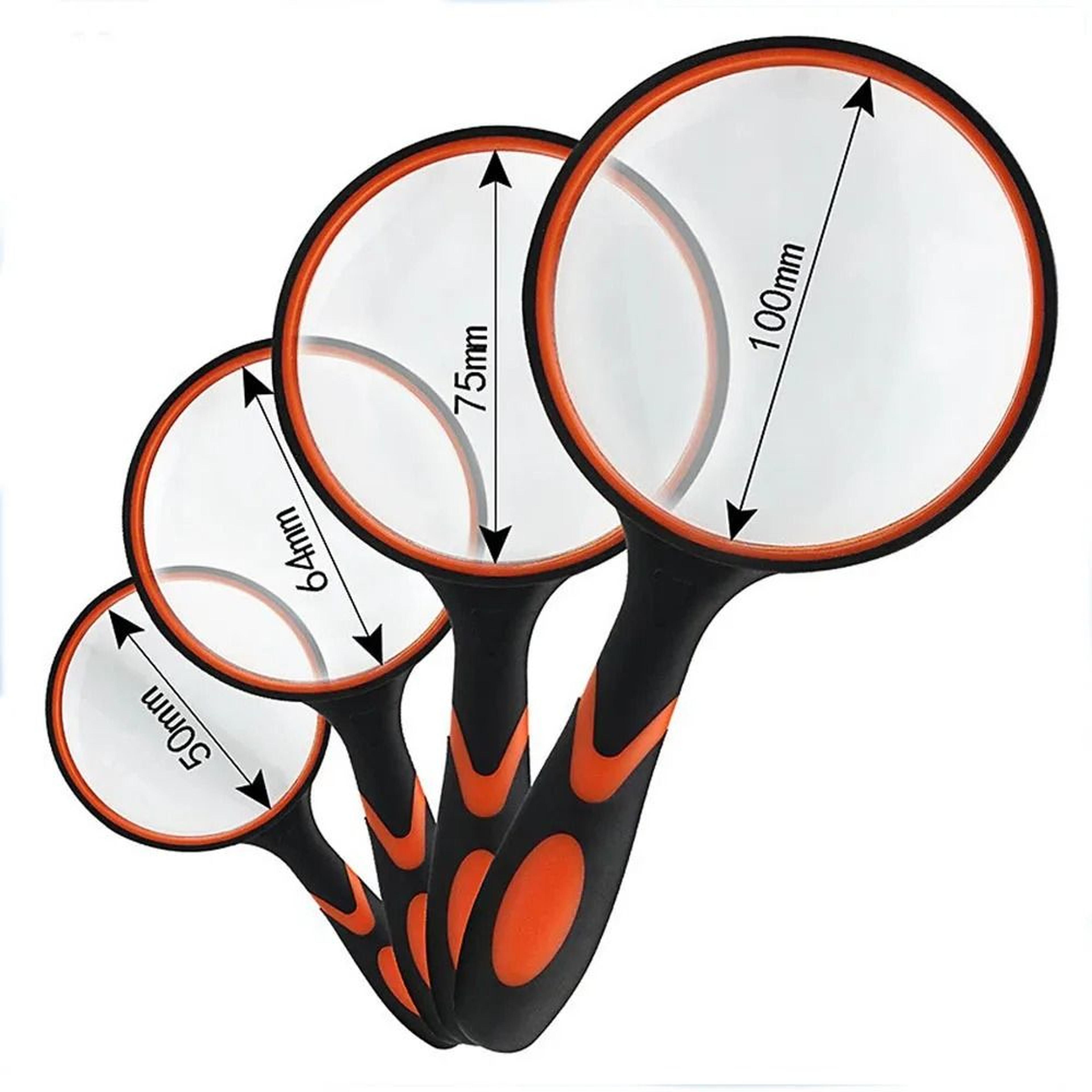 handheld magnifying glass – 10x non-slip shatterproof magnifier for reading, exploration, and senior vision assistance