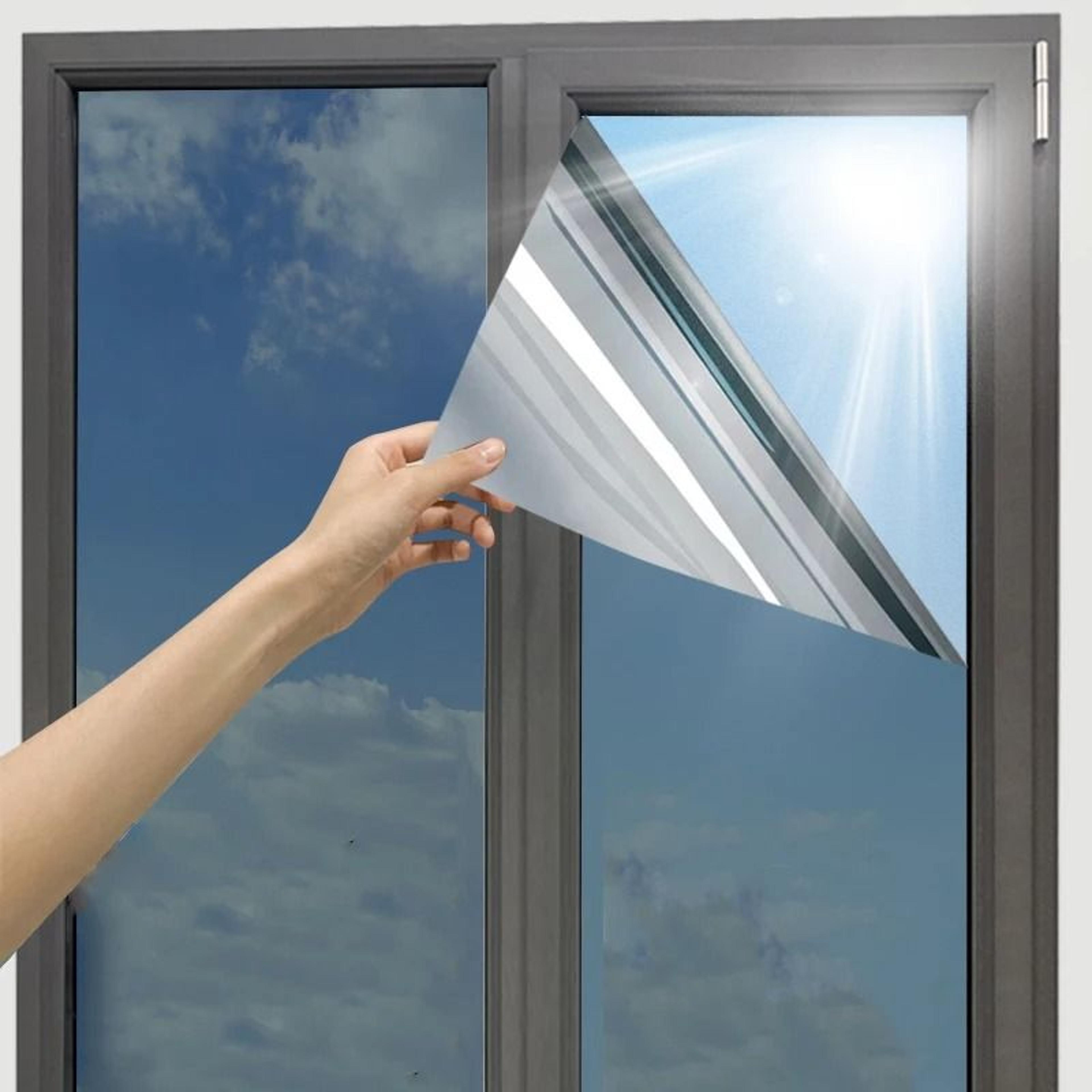 one way window film mirror effect tint glass covering for home office reflective heat control anti uv glass door sticker