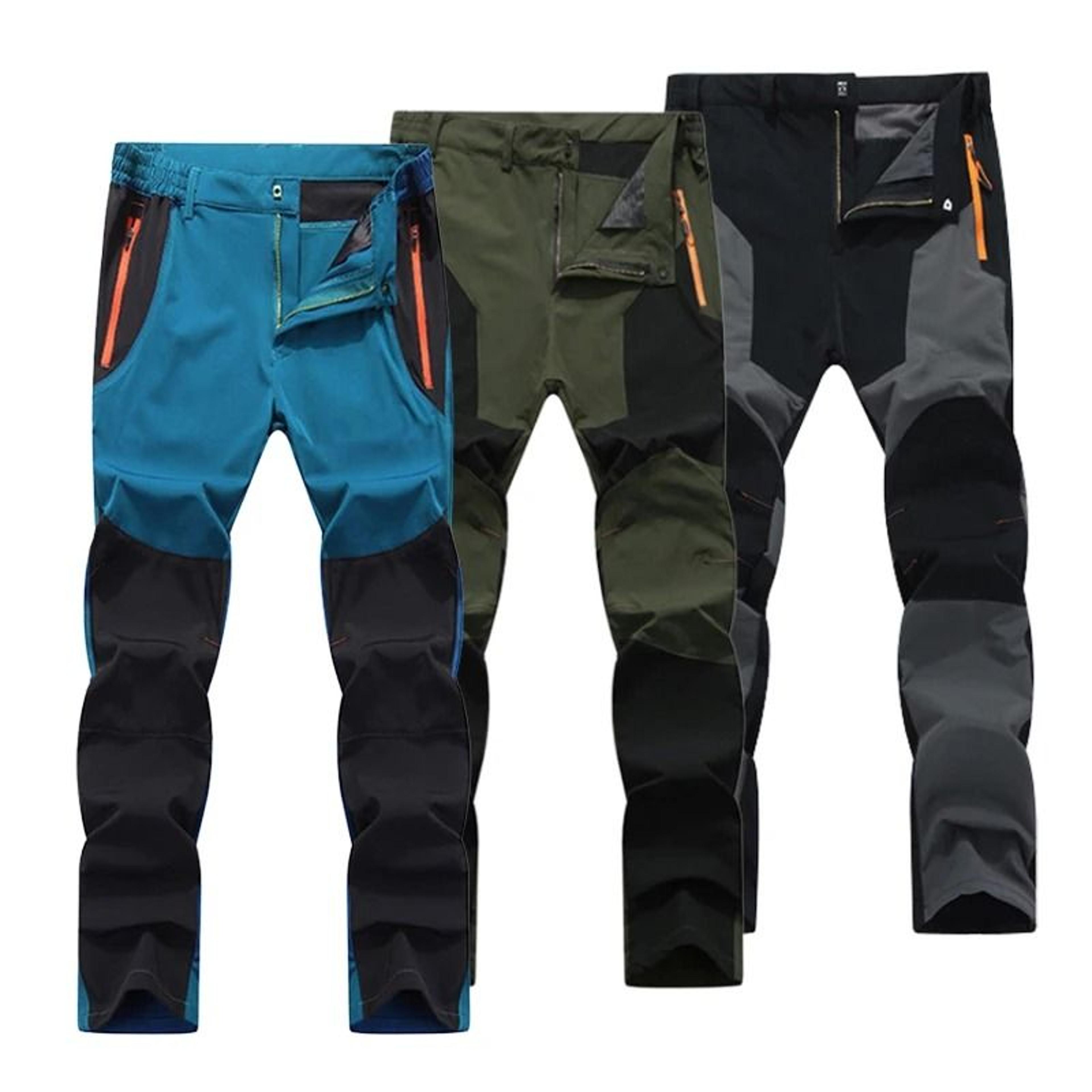 mens quick dry outdoor pants lightweight waterproof hiking and camping trousers