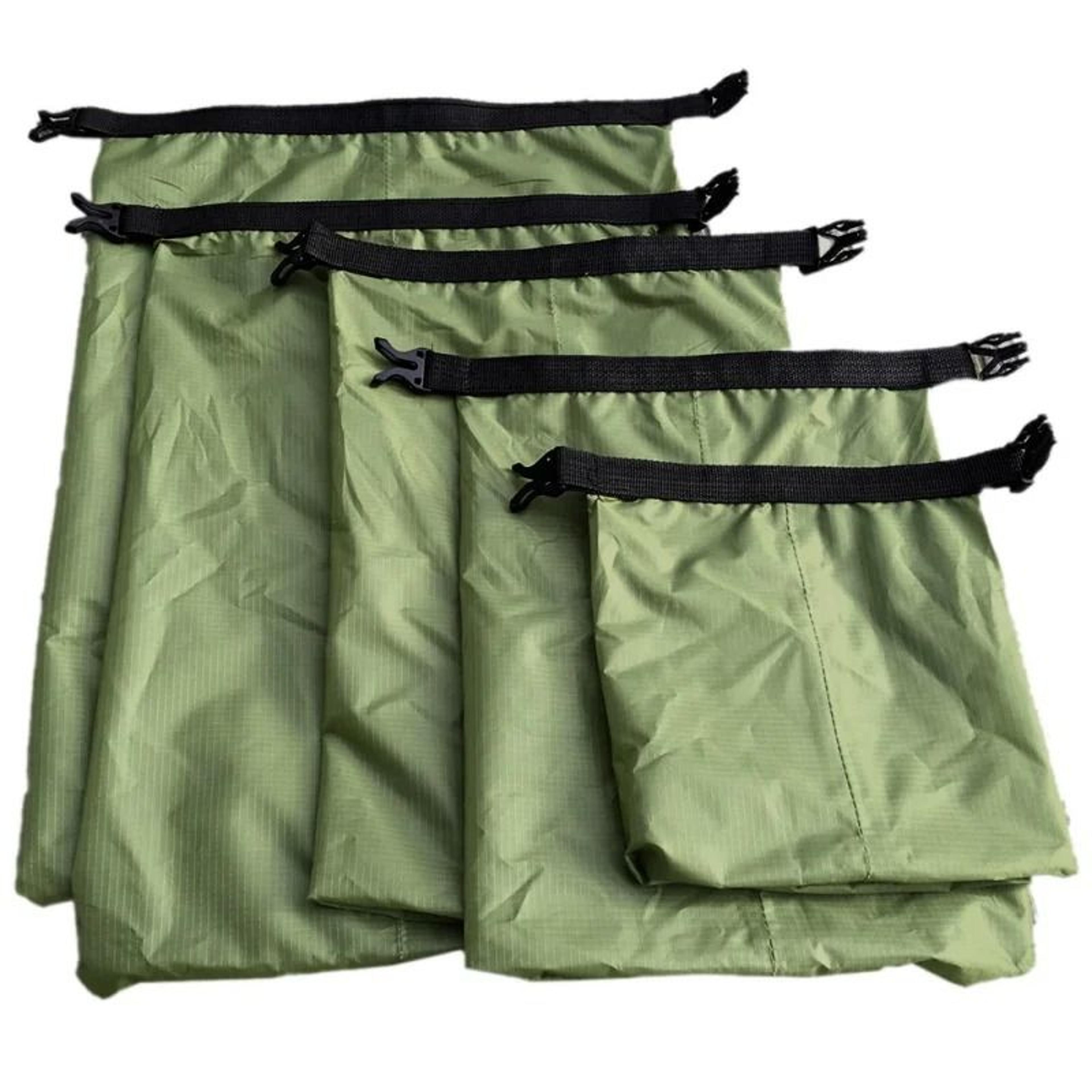 waterproof dry bag set for camping, kayaking, and outdoor adventures – 5-piece lightweight storage sack