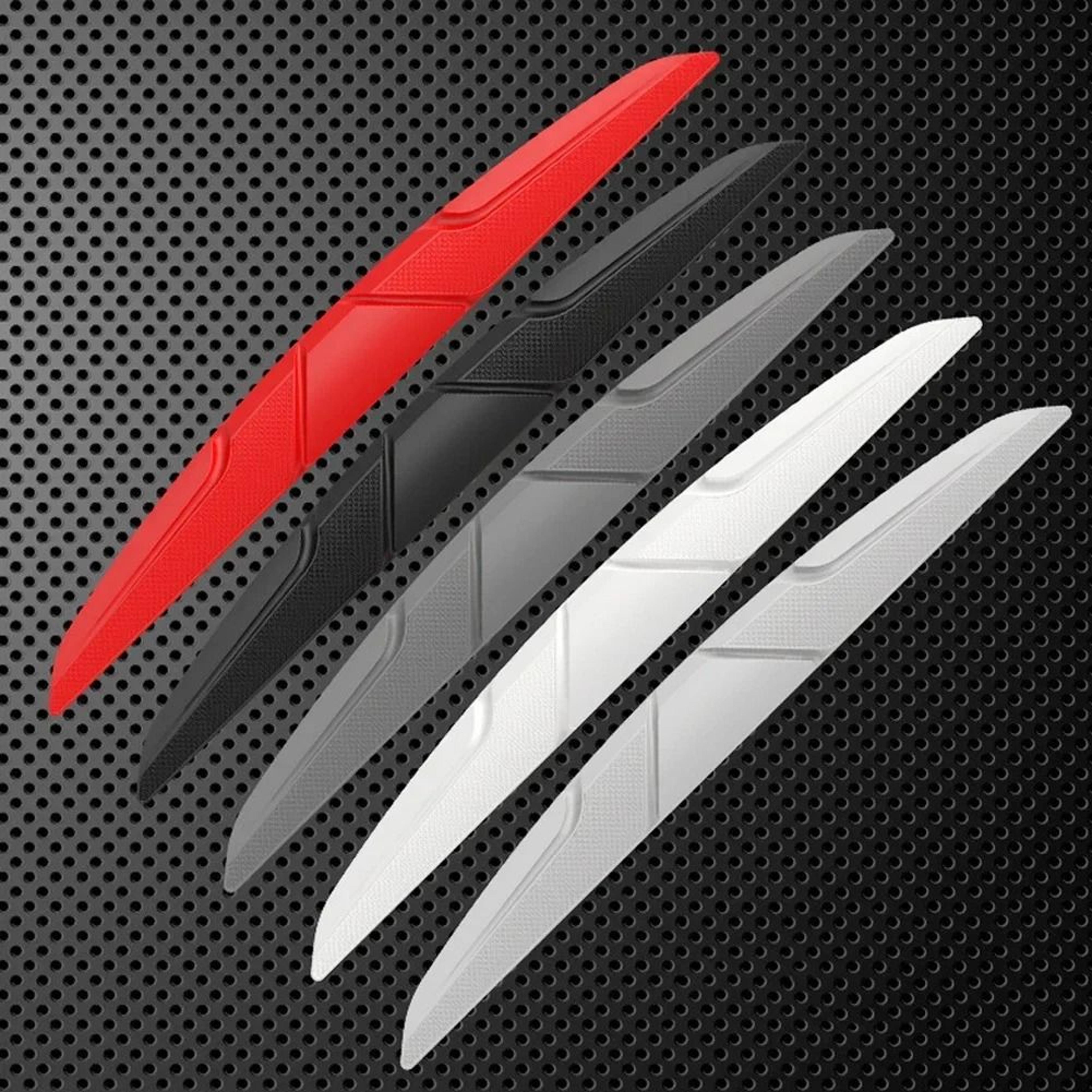 car door edge protector set silicone anti-collision strips for door and mirror protection