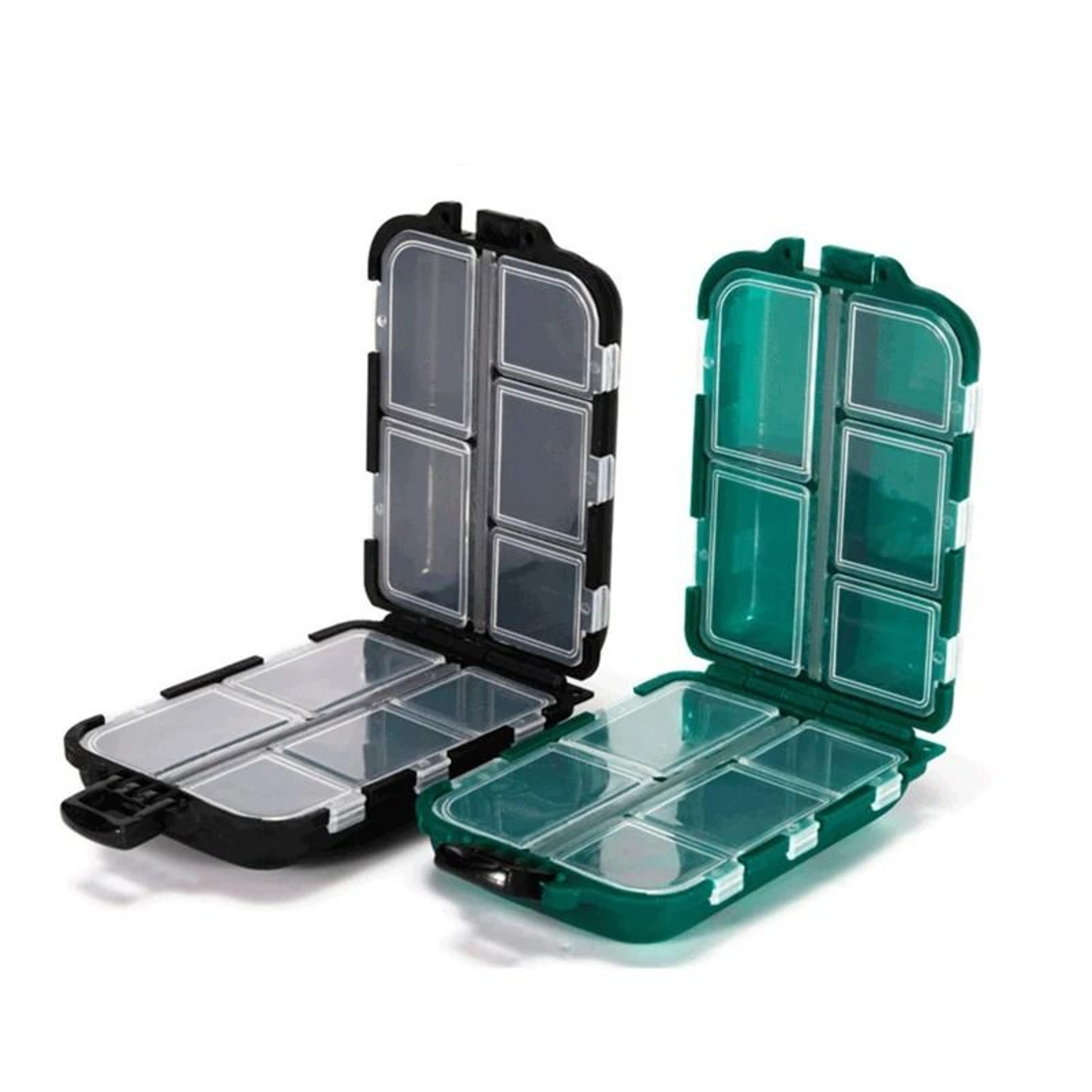 portable 10-grid pill organizer box