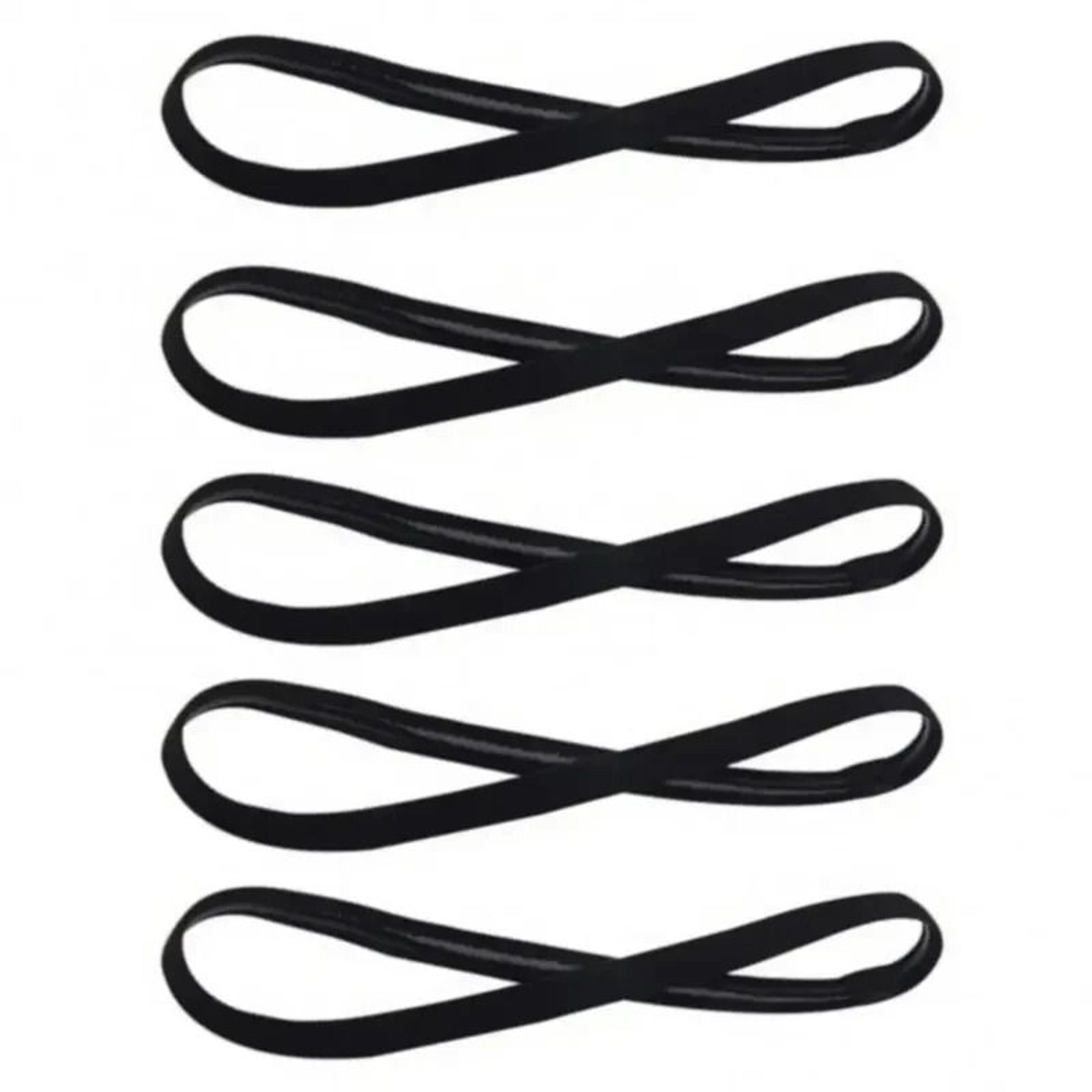 5-pack elastic sports headbands for yoga, running, and fitness