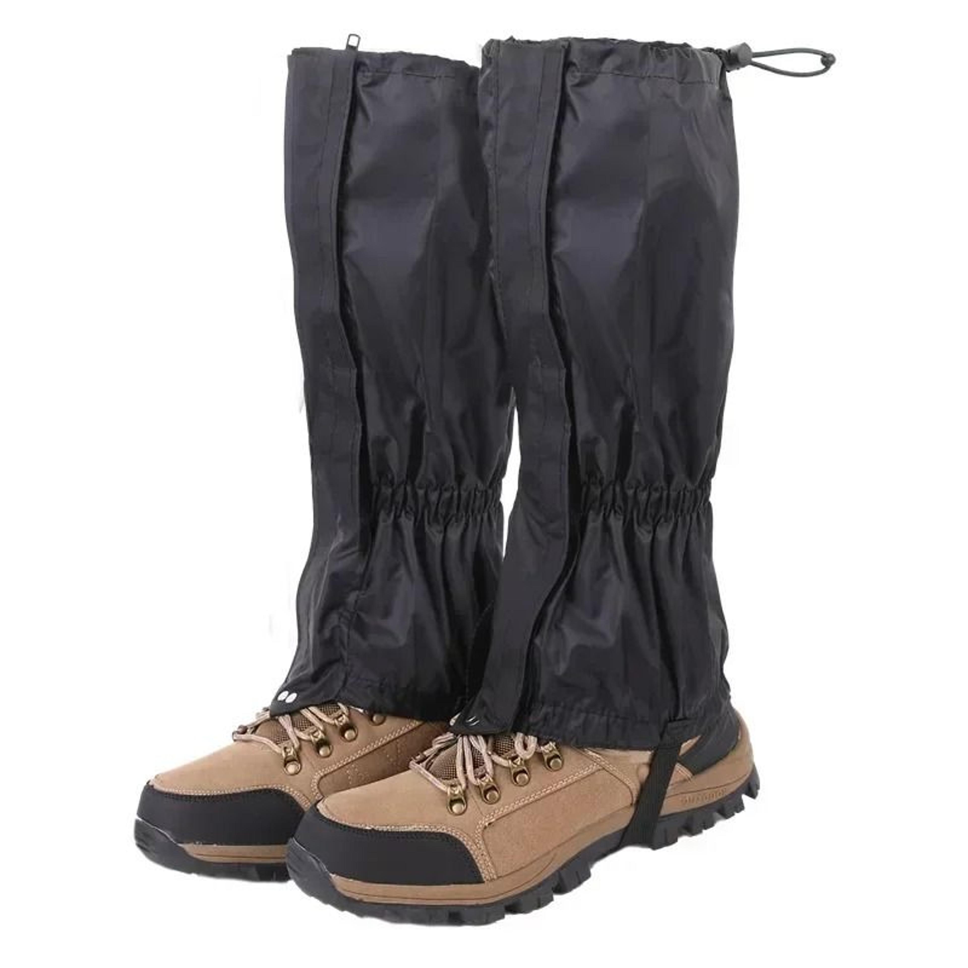 waterproof outdoor leg gaiters – snowproof hiking leg warmers for climbing, camping, and winter travel