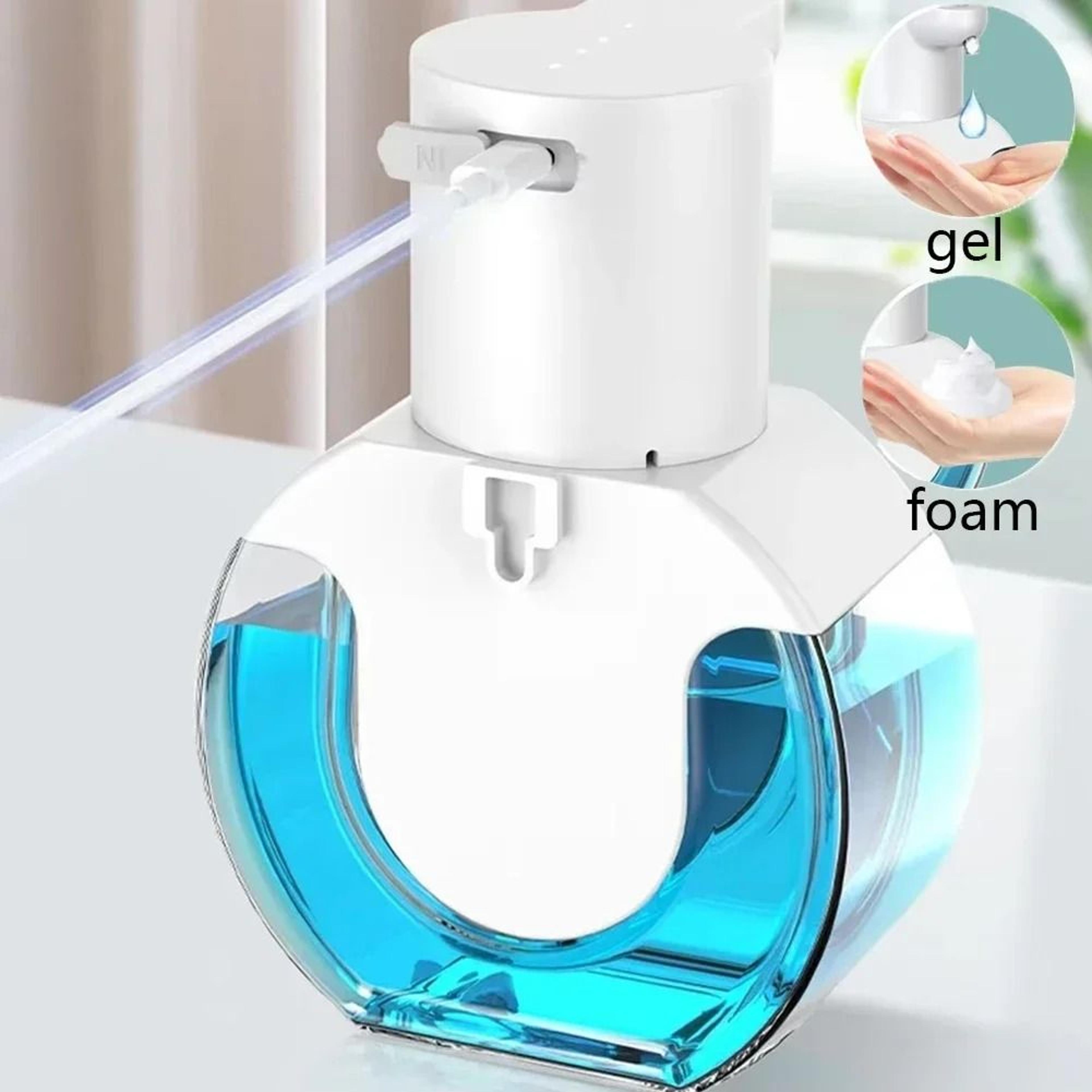 automatic wall mounted soap dispenser – 400ml / 550ml smart infrared sensor hand sanitizer dispenser with usb rechargeab