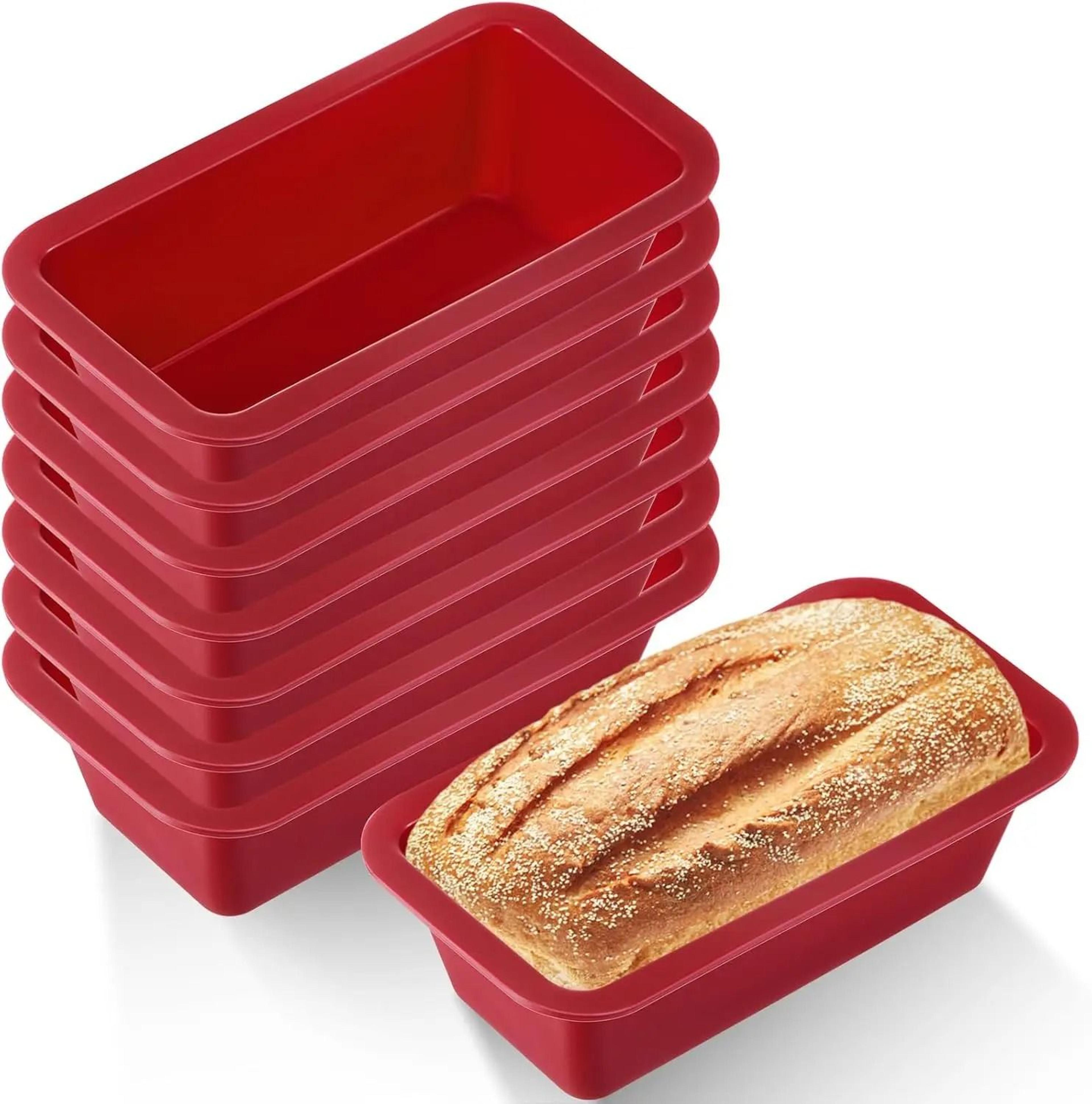 nonstick silicone mini loaf baking pan