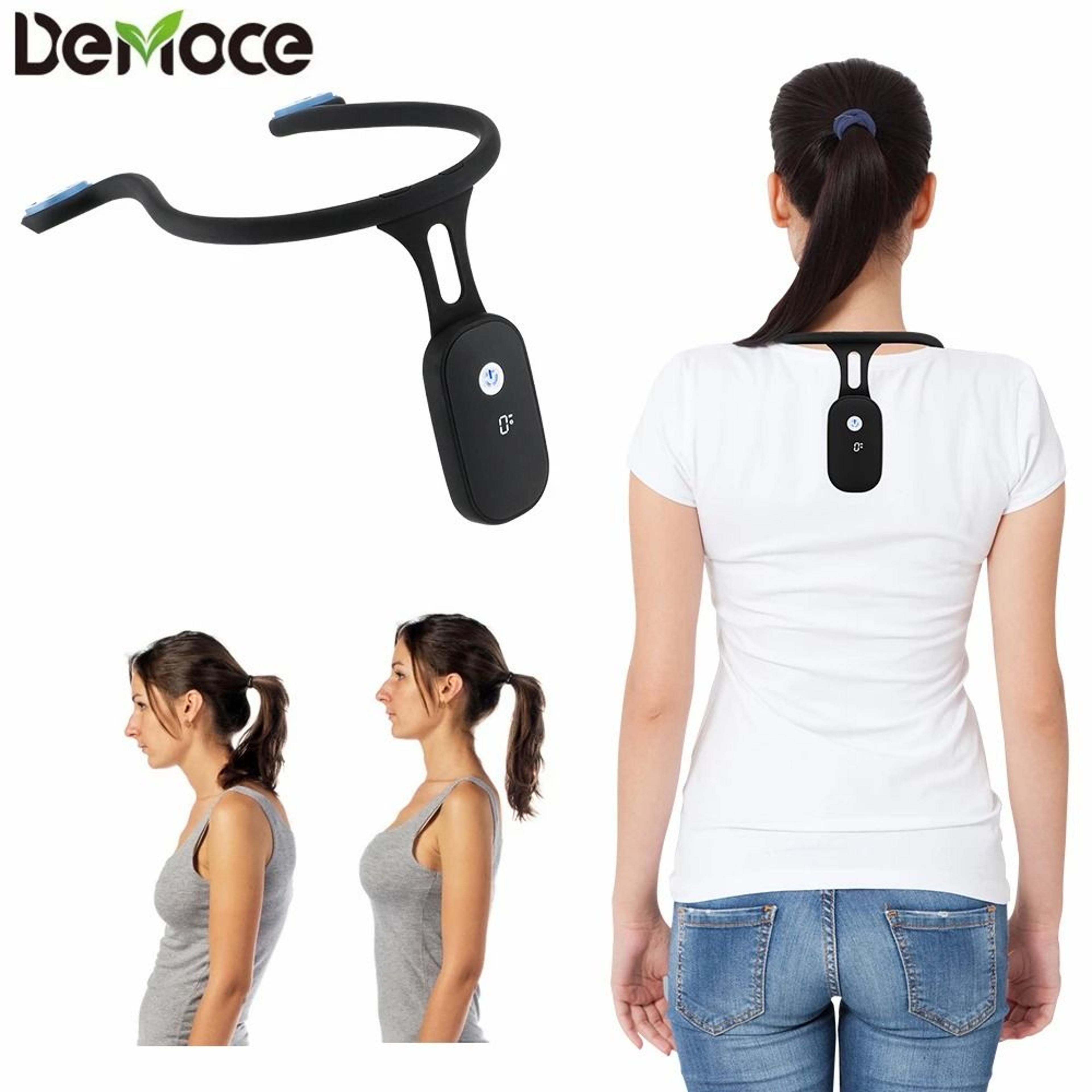 smart posture corrector device with real-time monitoring and vibration reminder