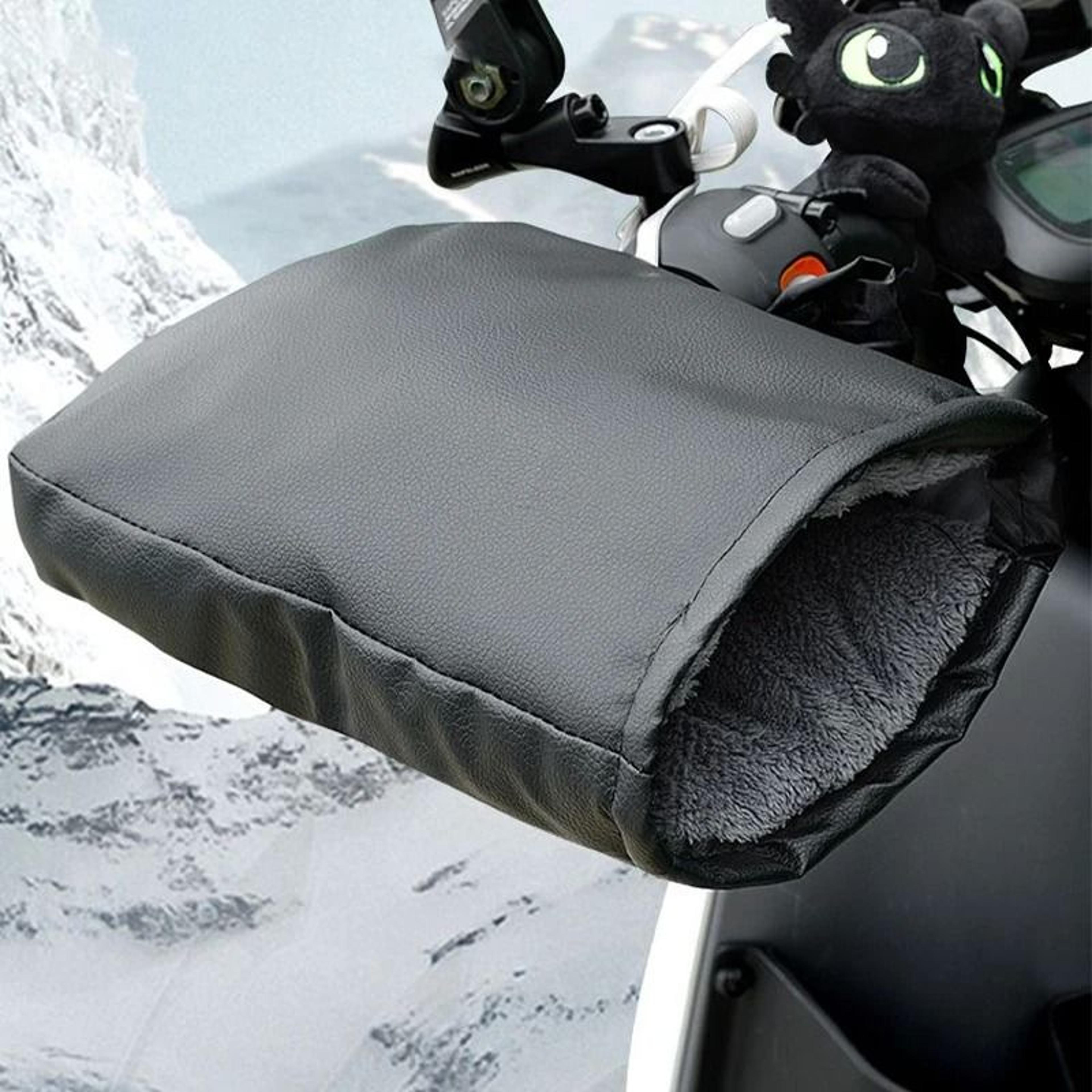 motorcycle handlebar muffs waterproof winter hand warmers.