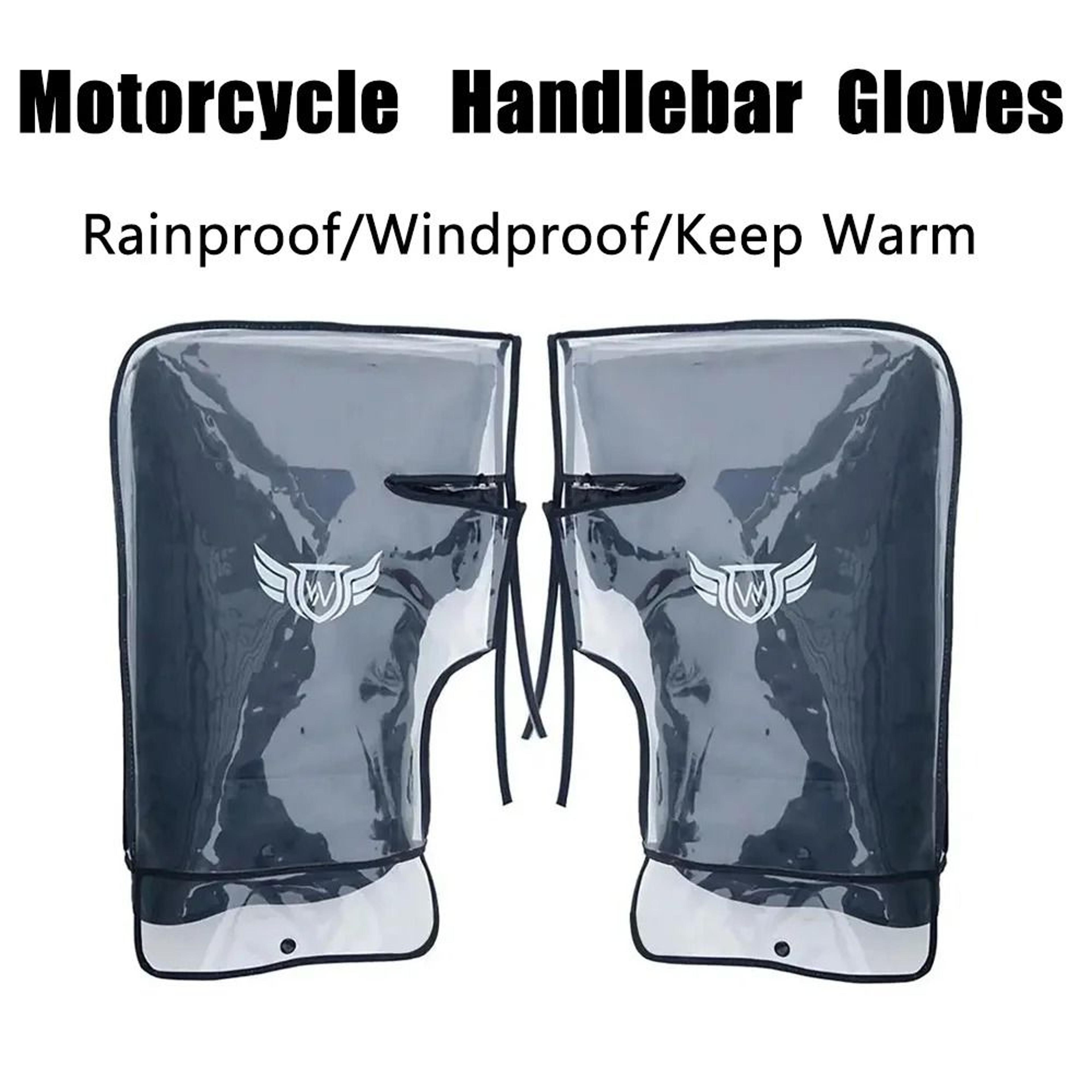 motorcycle handlebar gloves waterproof winter windproof handle covers
