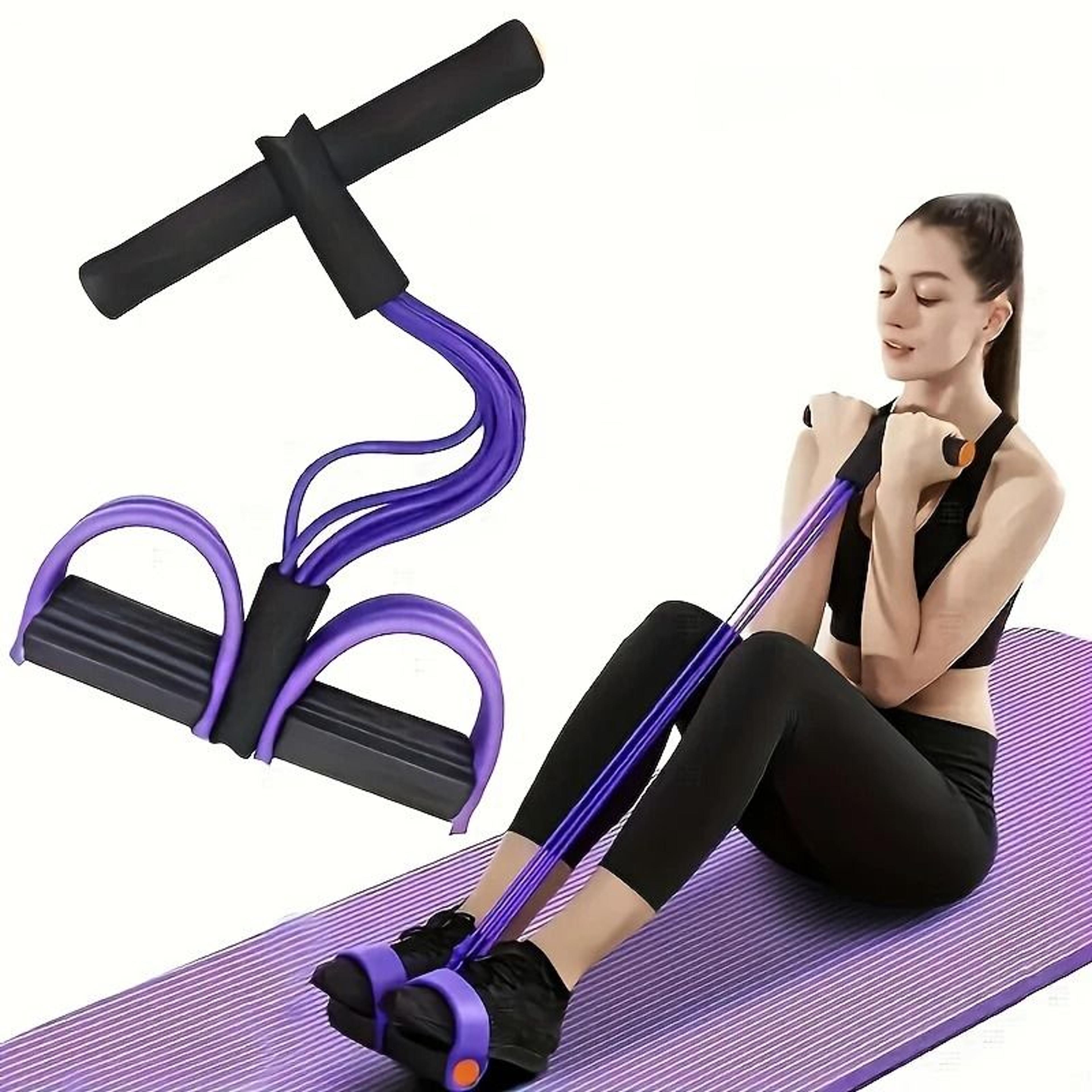 six-tube resistance band tensioner for full-body home workouts