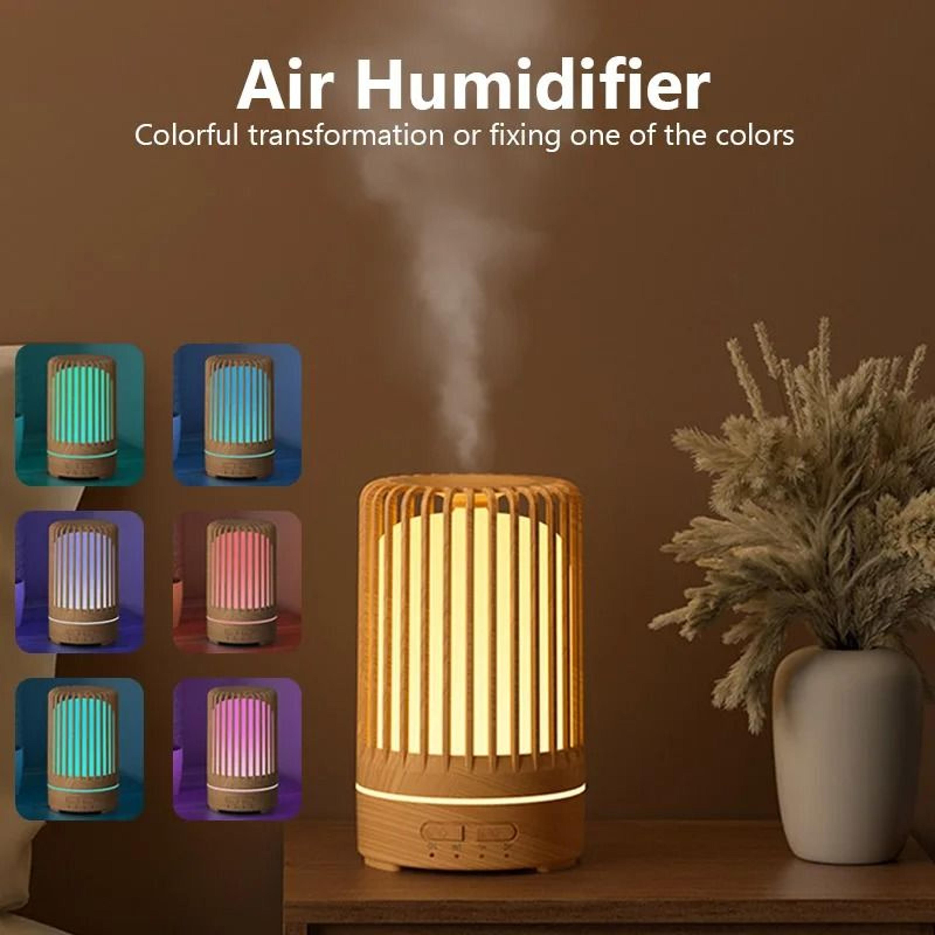 150ml ultrasonic aroma diffuser with 7 color night light and usb power