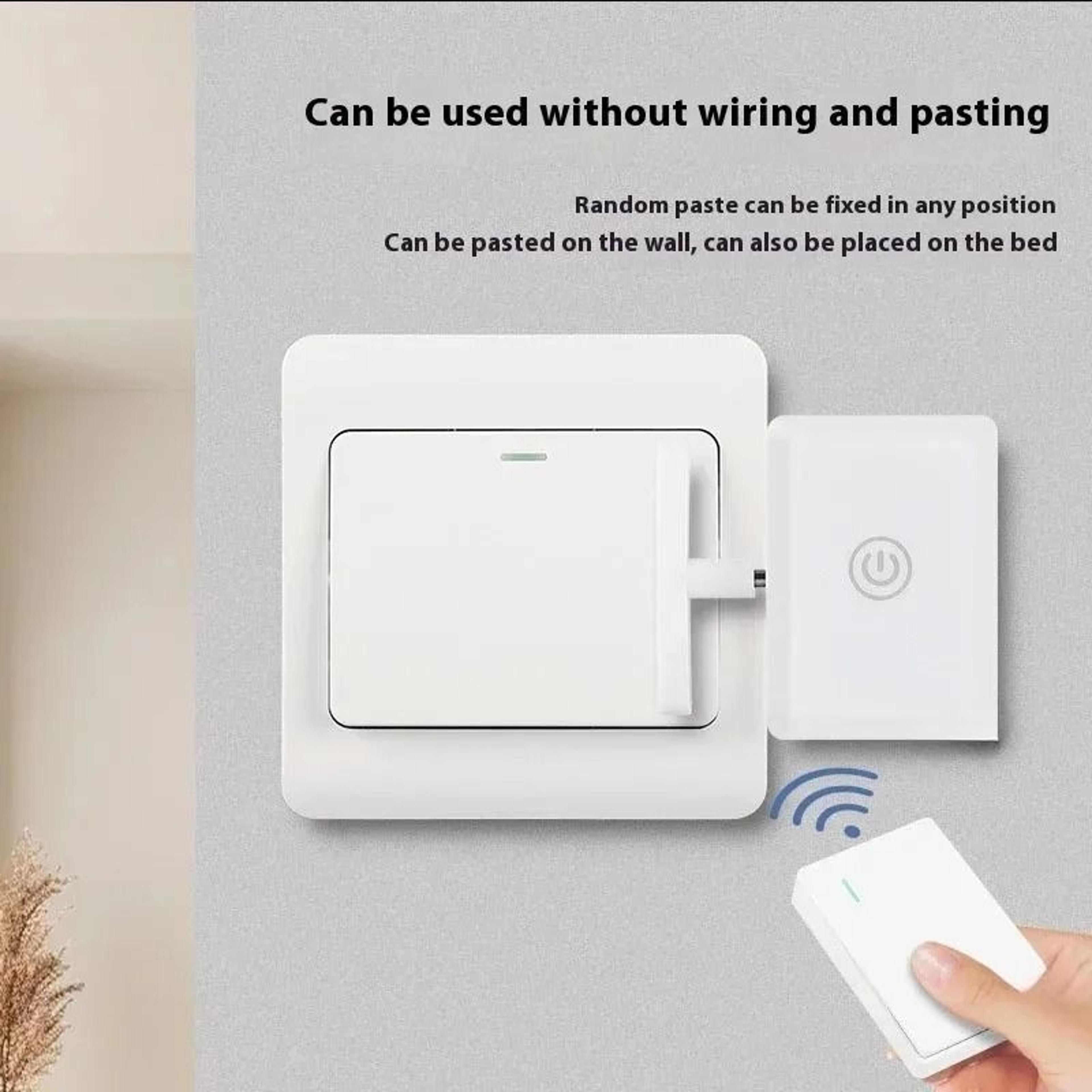 wireless smart light switch controller usb rechargeable remote button pusher