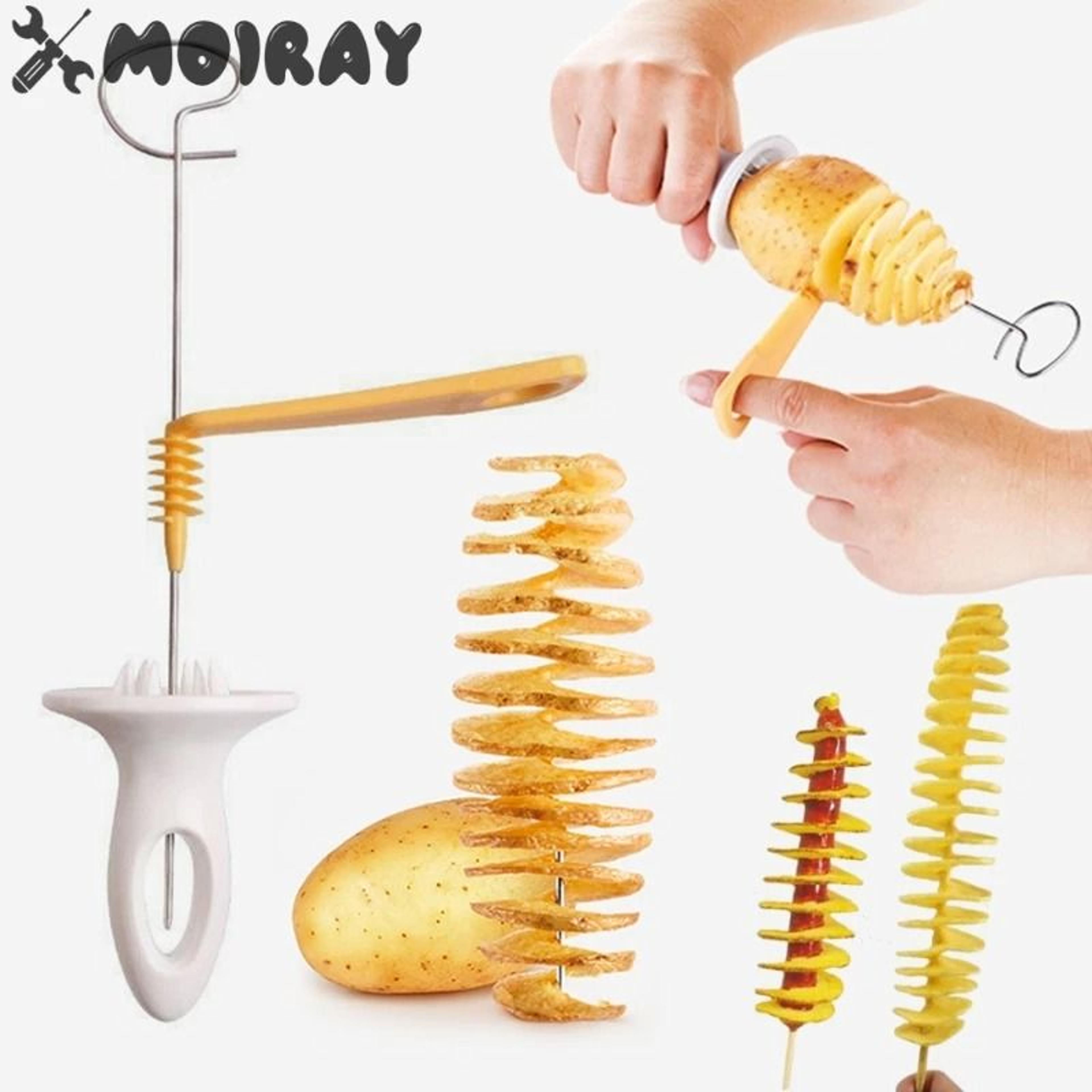 spiral potato cutter stainless steel vegetable spiralizer