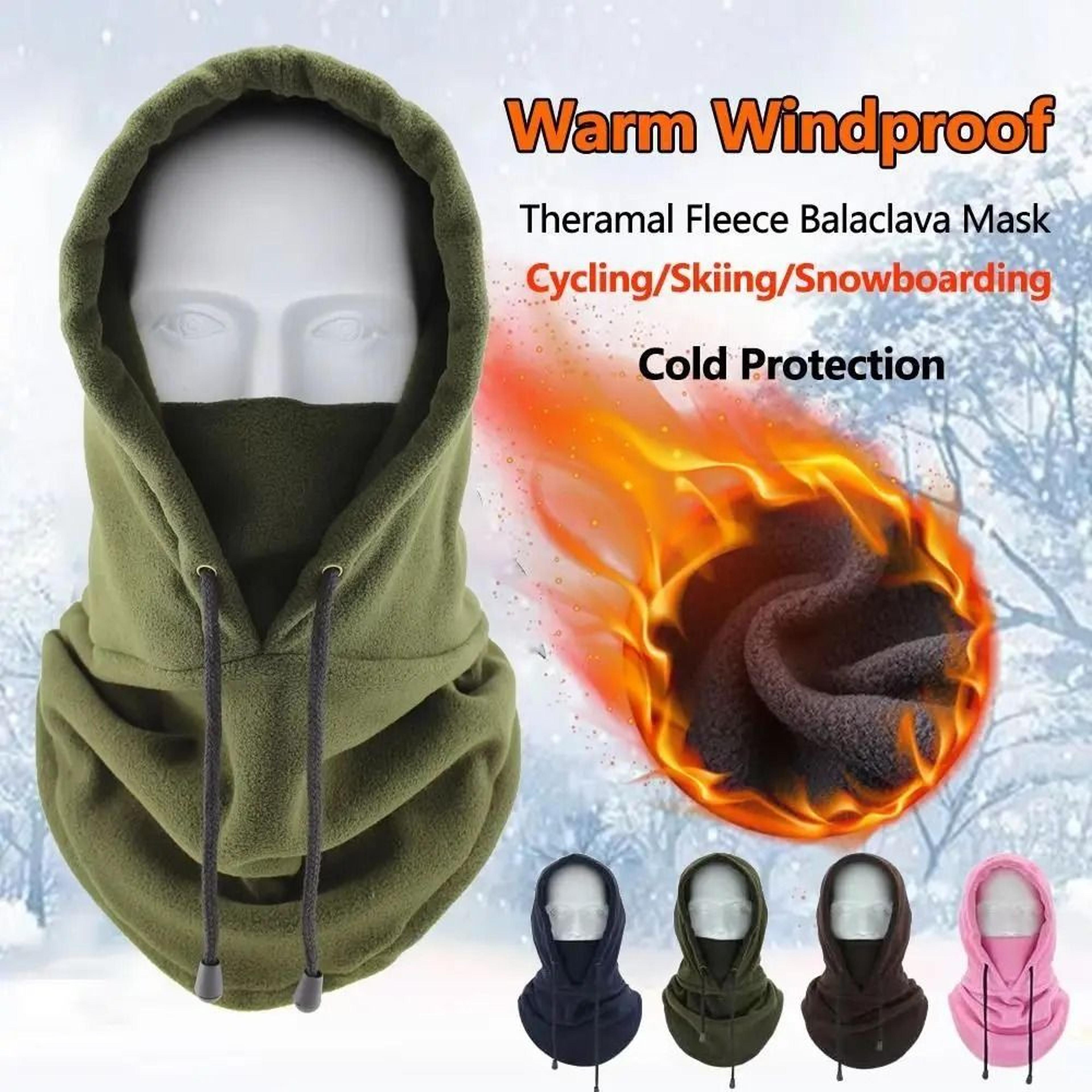 polar fleece winter balaclava full face hat for men and women