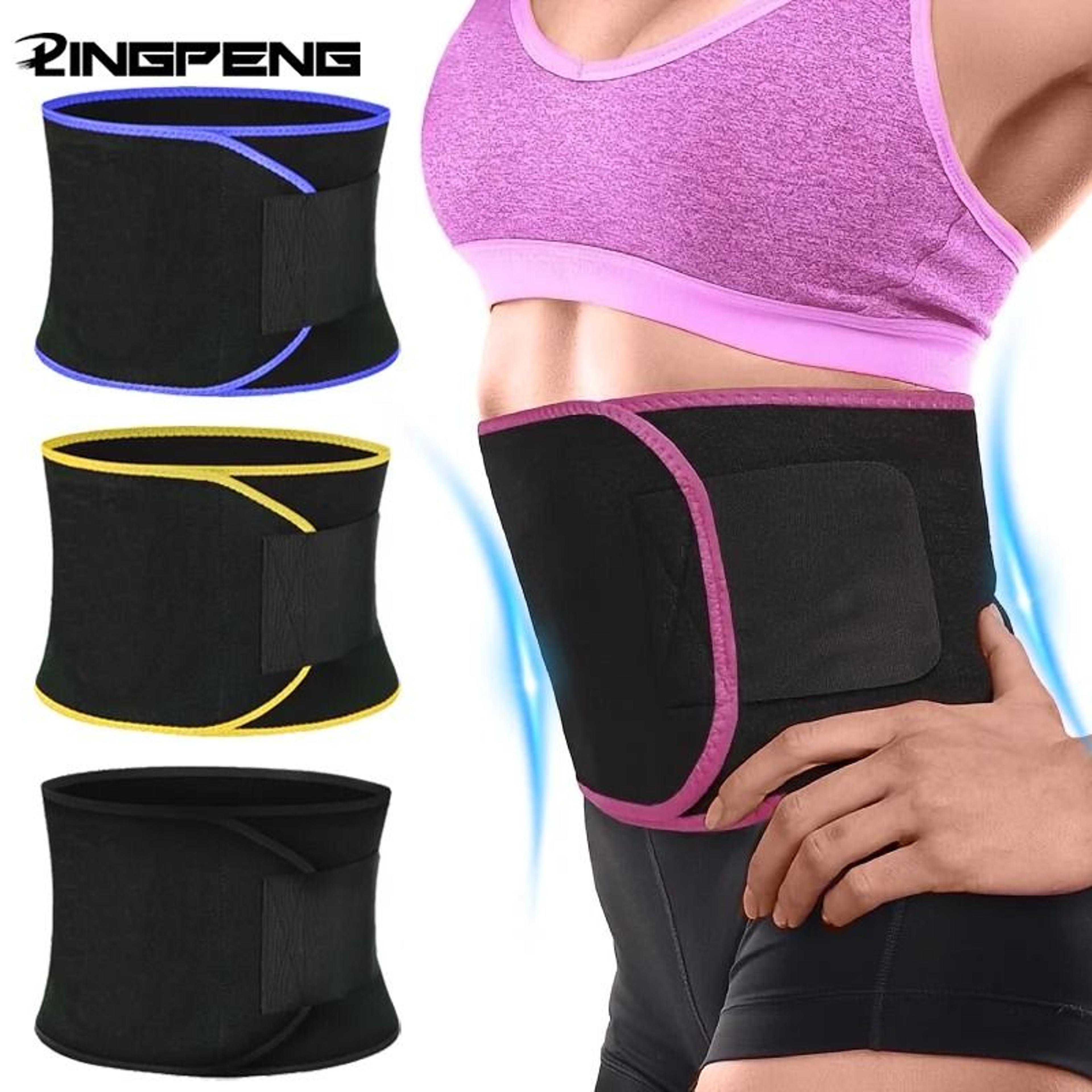 sweat sauna waist trimmer belt for fitness and fat burning