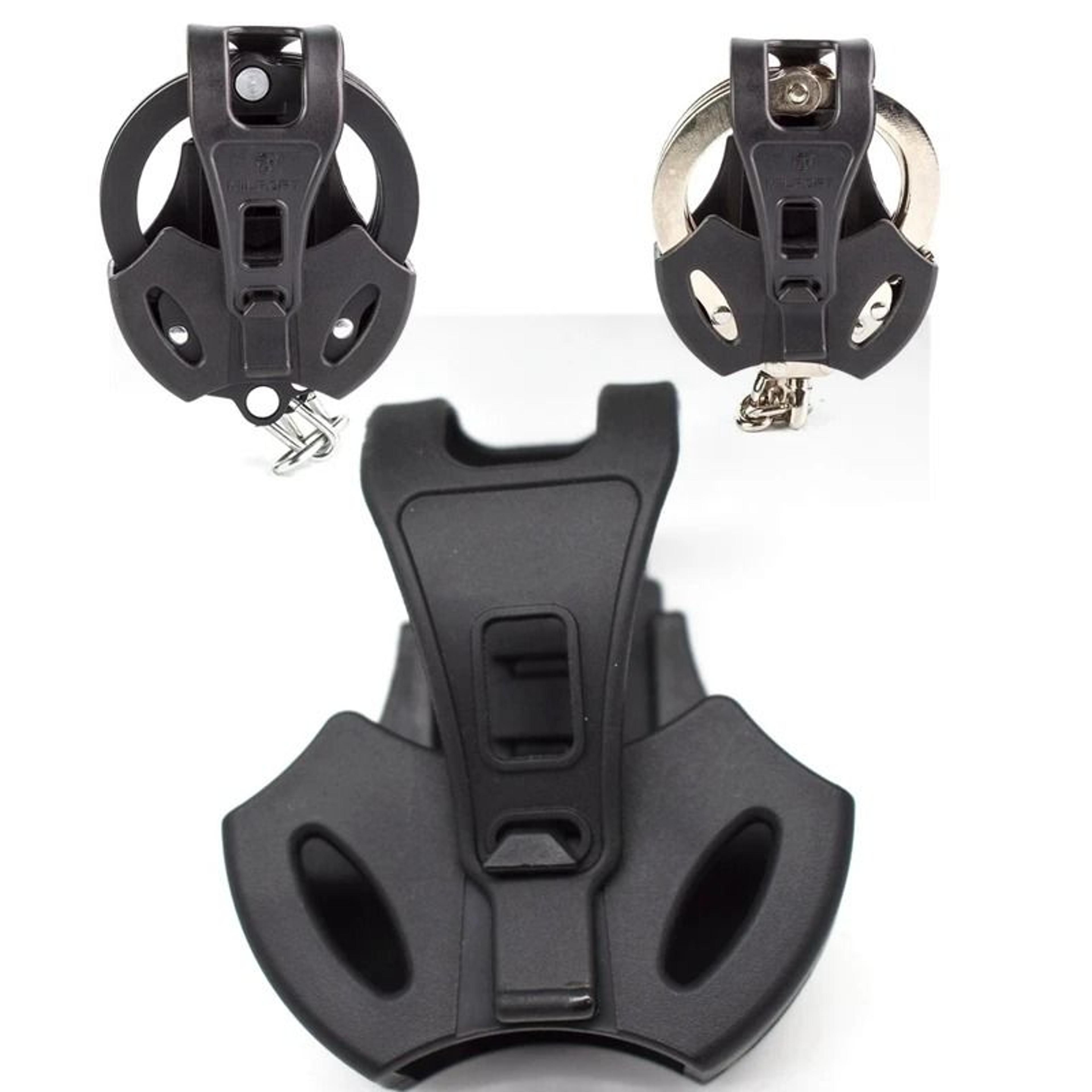tactical open top handcuff case for duty and training use