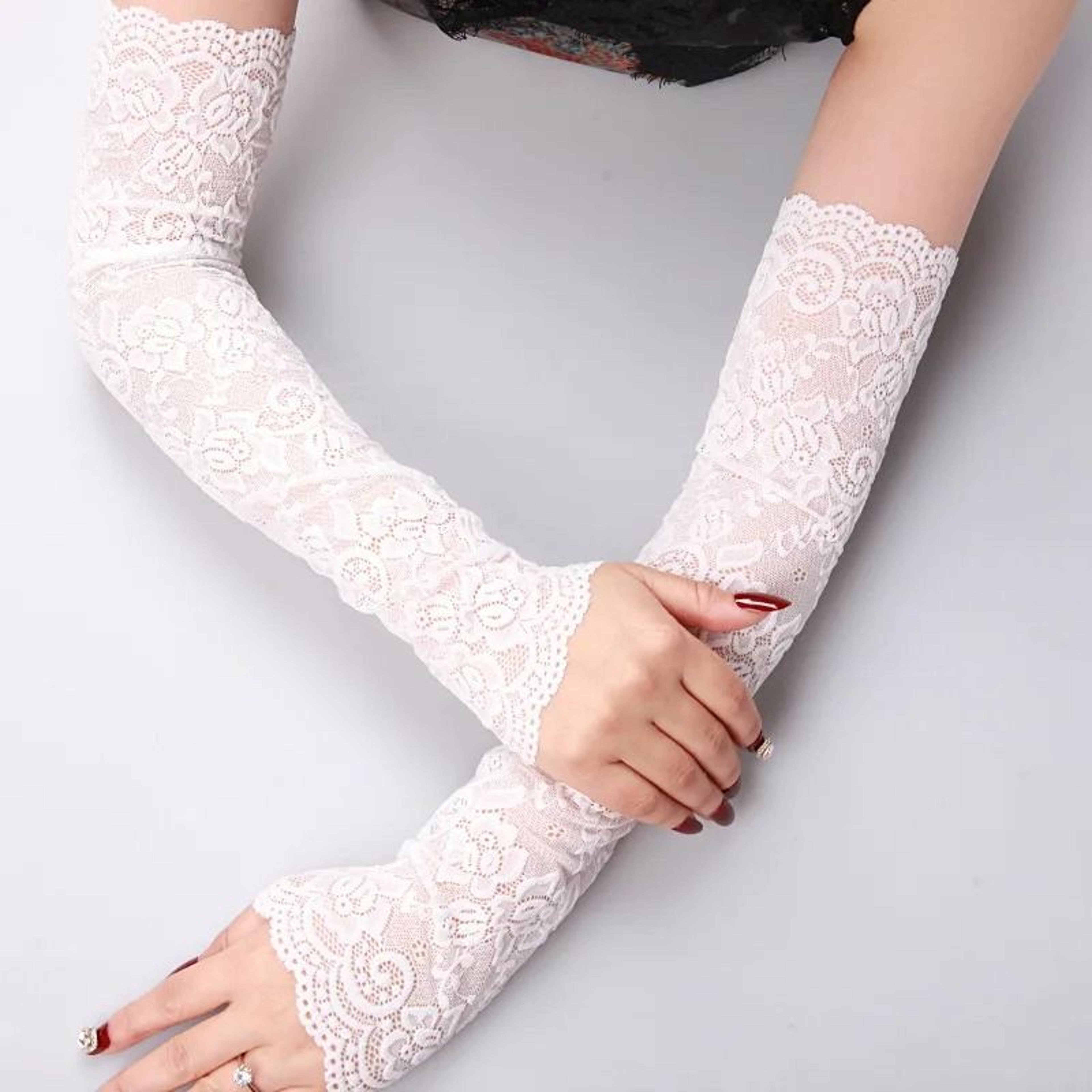 summer ice silk arm sleeves for women