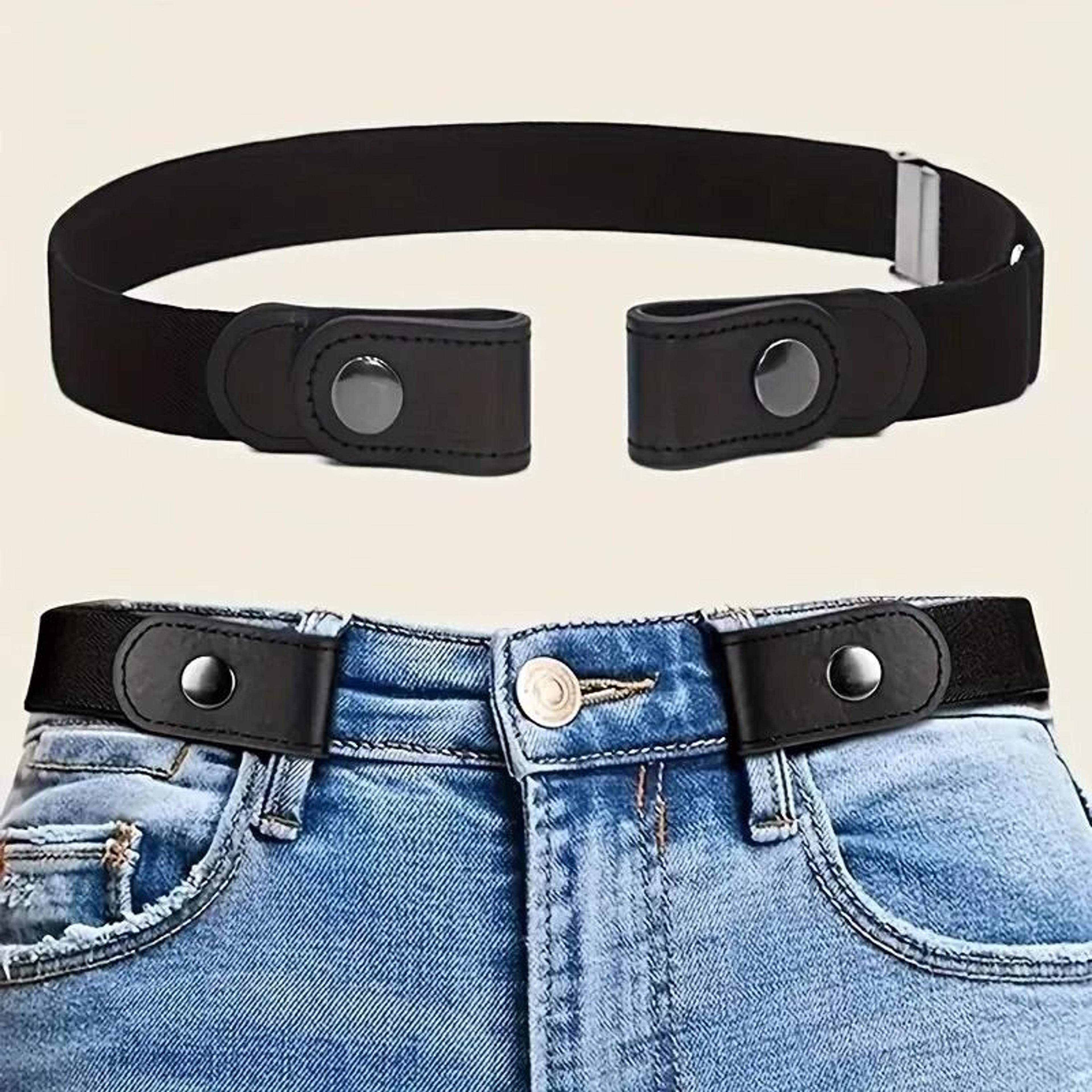 no buckle elastic waist belt for men and women