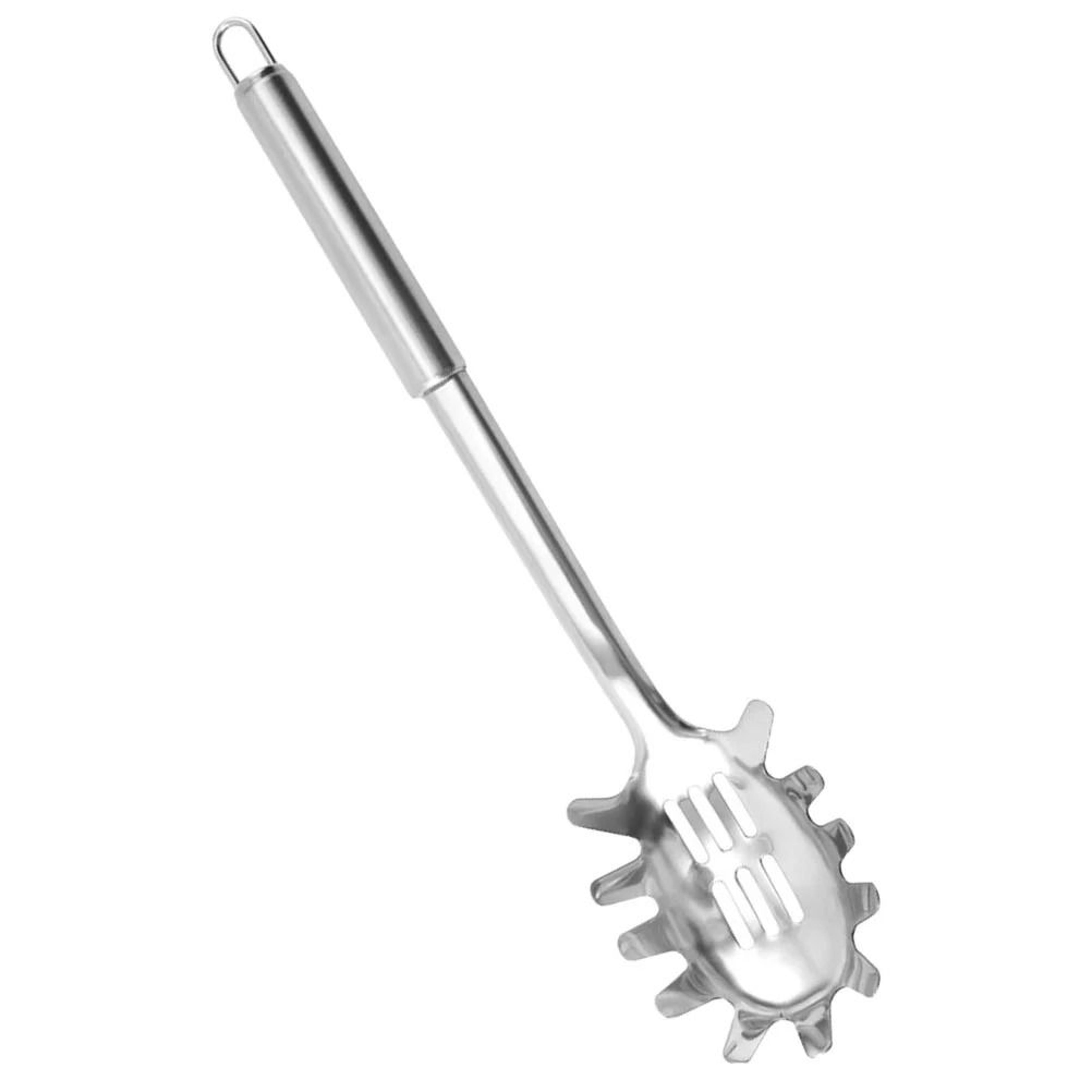 portable spaghetti spoon noodle kitchen gear stainless utensils steel pasta server