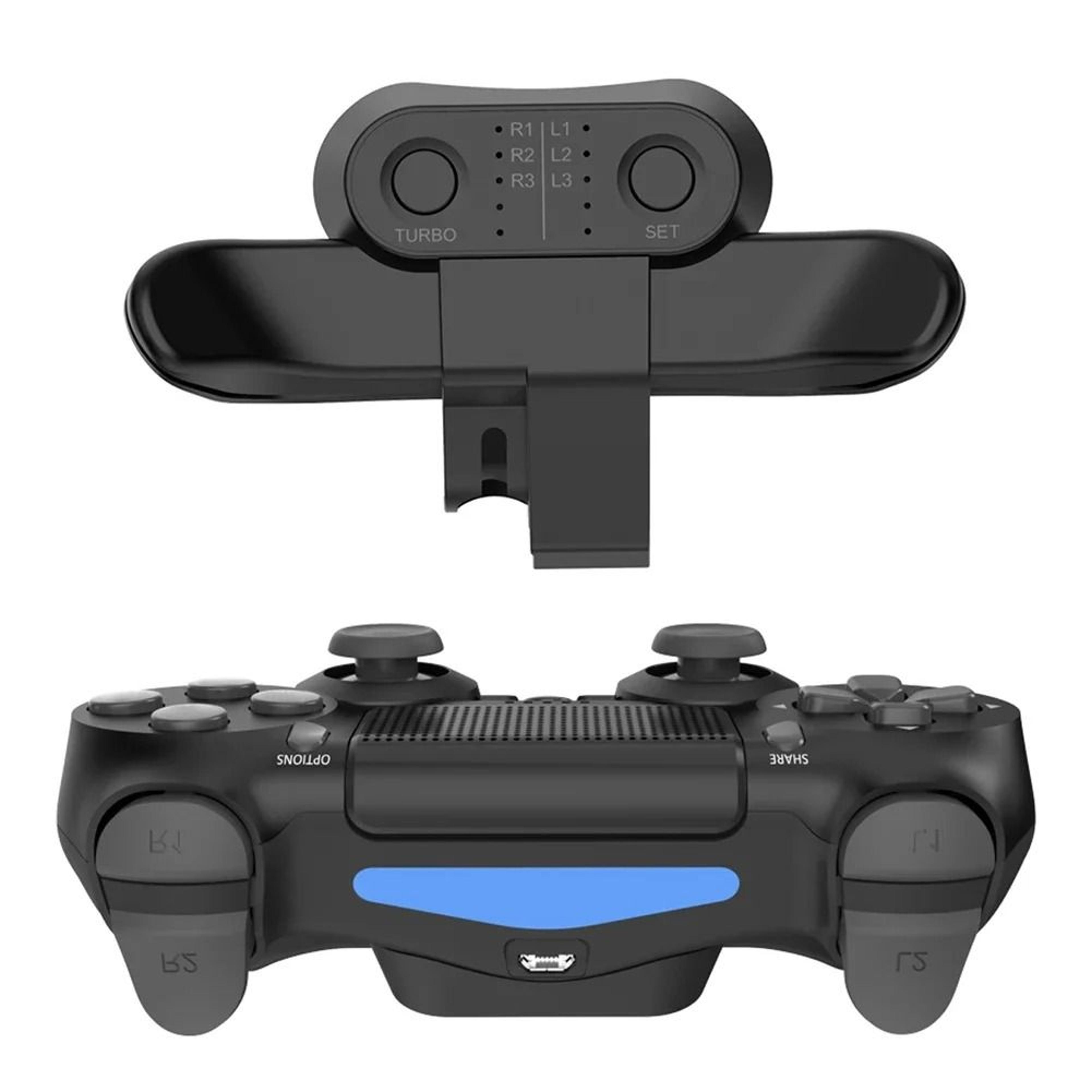 game controller back button attachment with turbo function for ps4