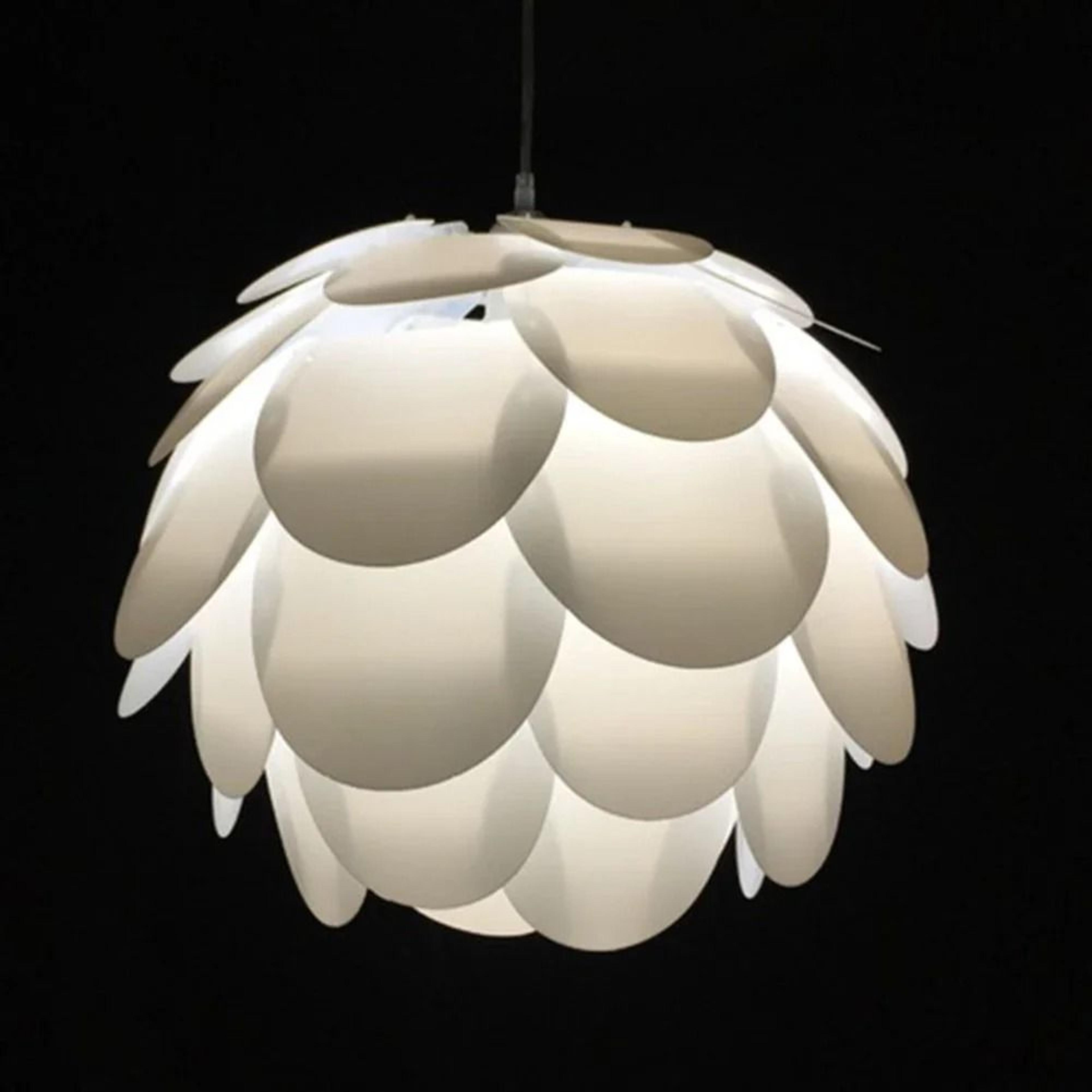 nordic modern lotus flower lampshade plastic lamp cover for ceiling light and hanging lamps