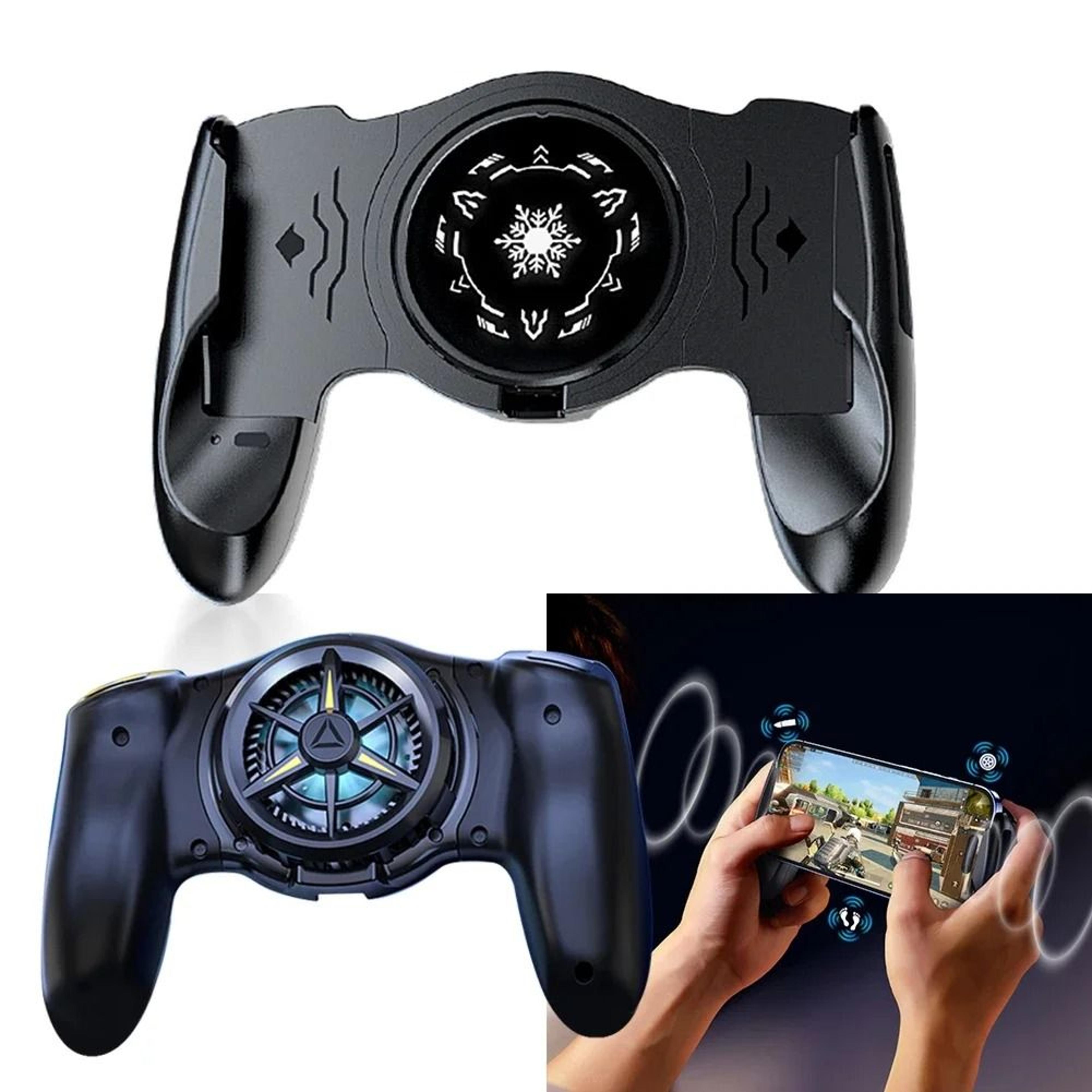 mobile gaming controller with semiconductor cooling fan and stretch design up to 174mm