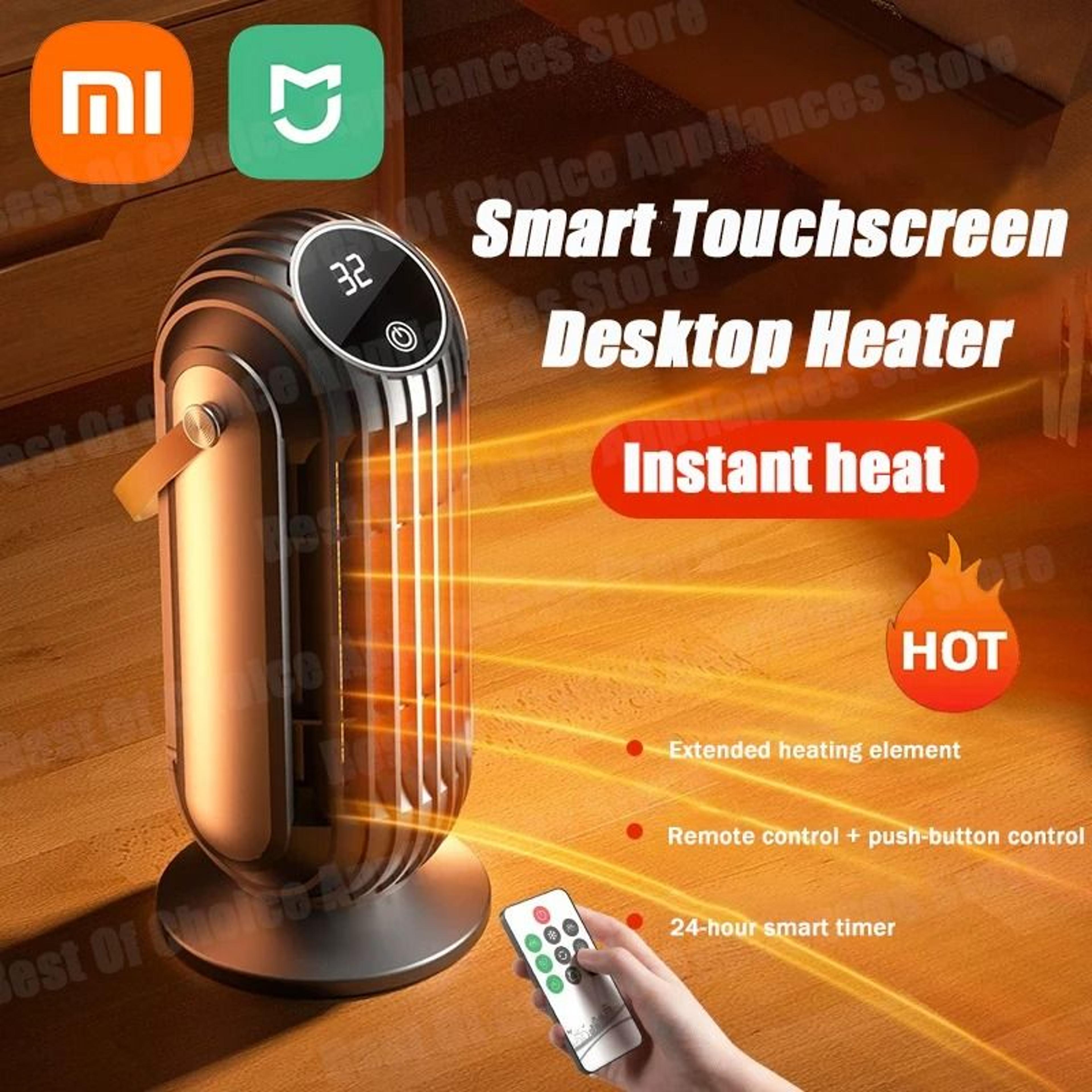 2000w smart ptc ceramic desktop space heater