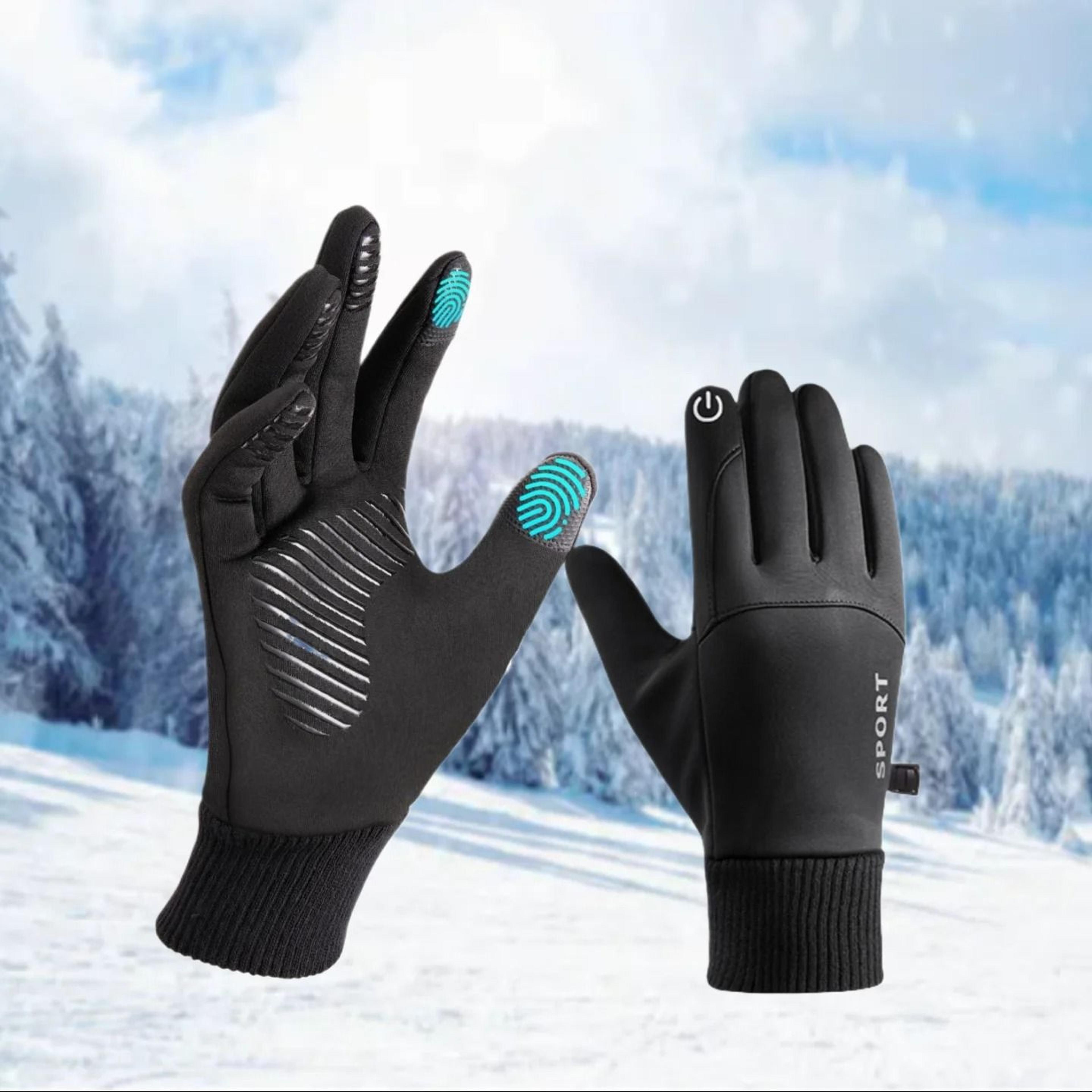 winter touch screen thermal gloves waterproof windproof warm gloves