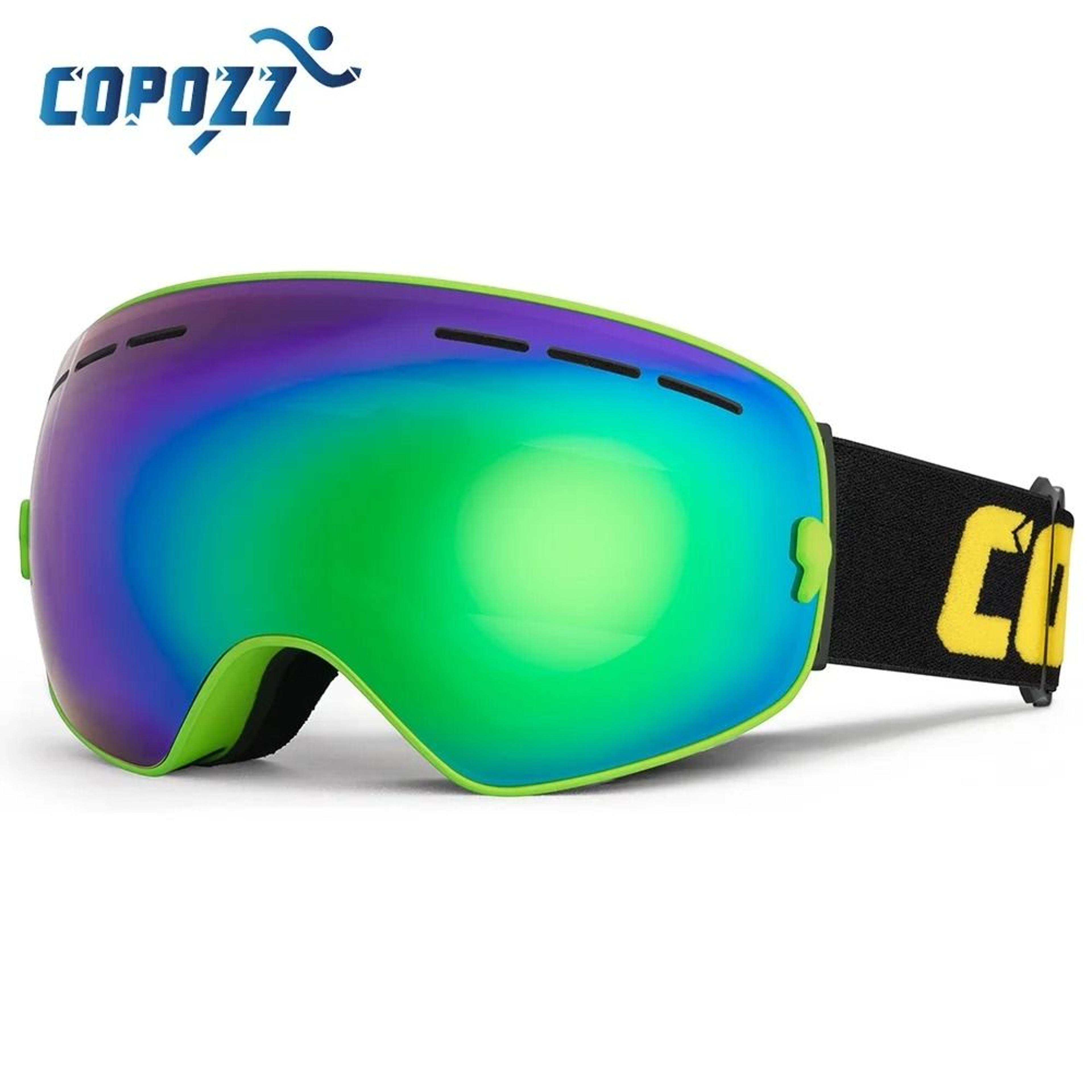 anti fog ski goggles double layer uv400 wide view snowboard mask for men and women