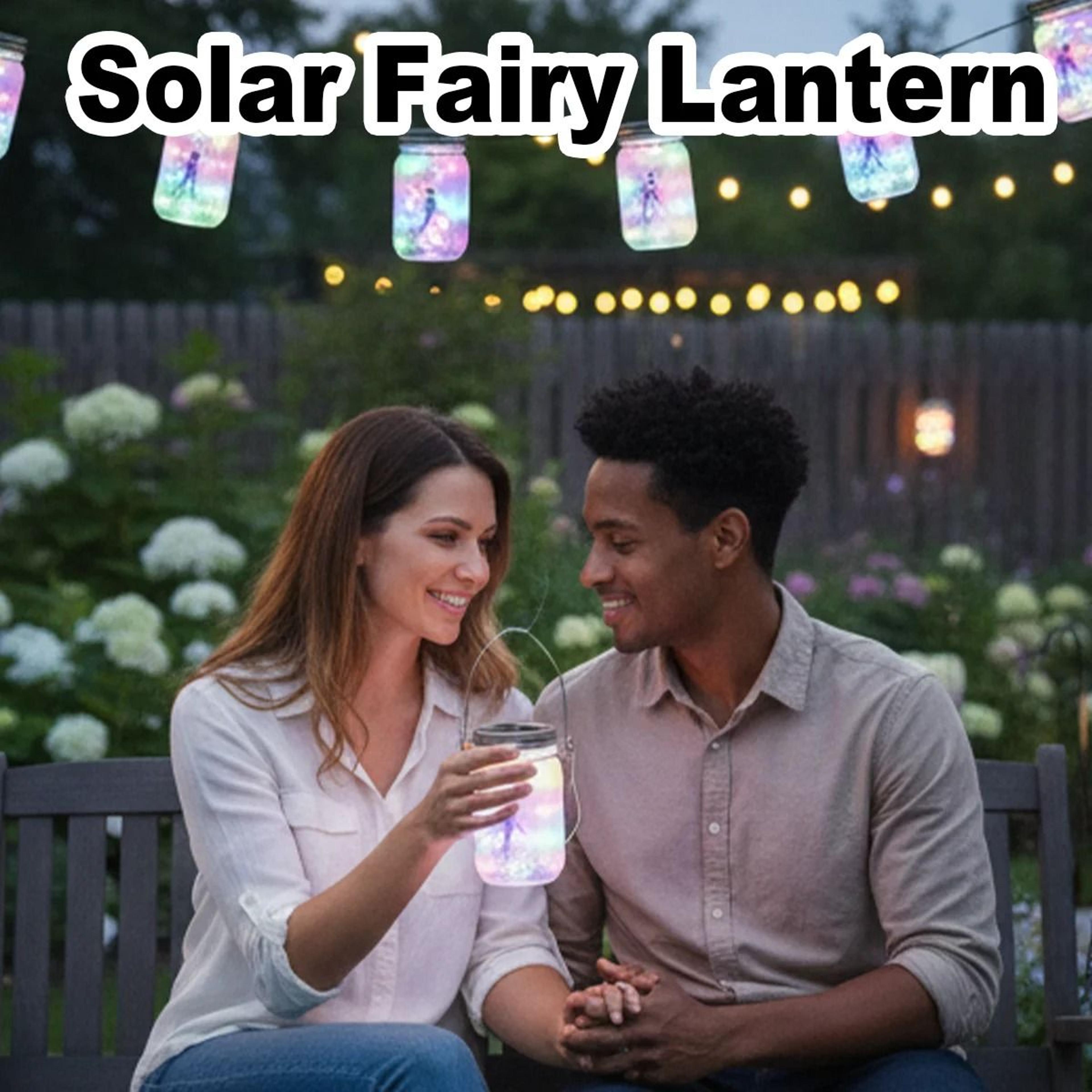 solar fairy lantern garden light