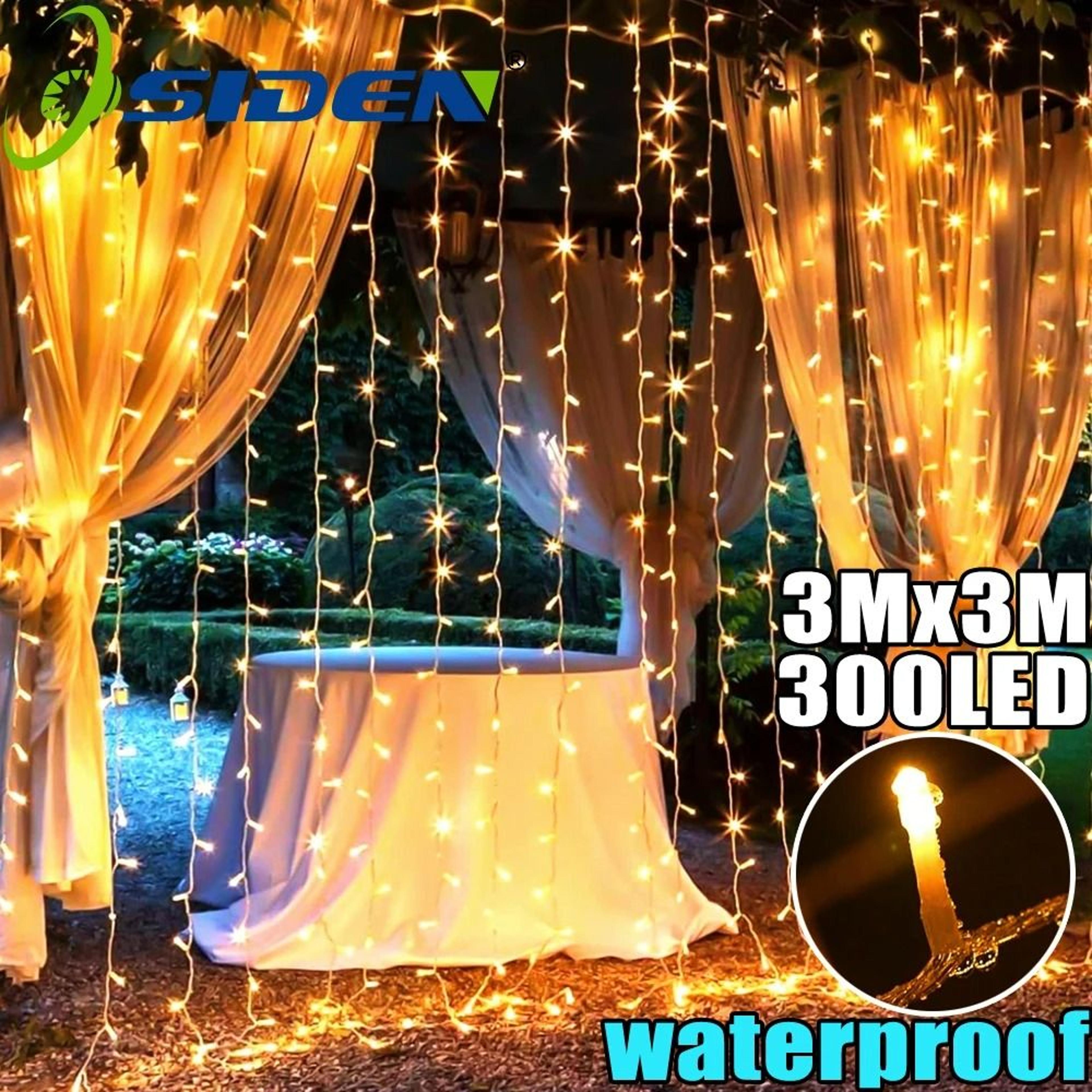 led curtain light string
