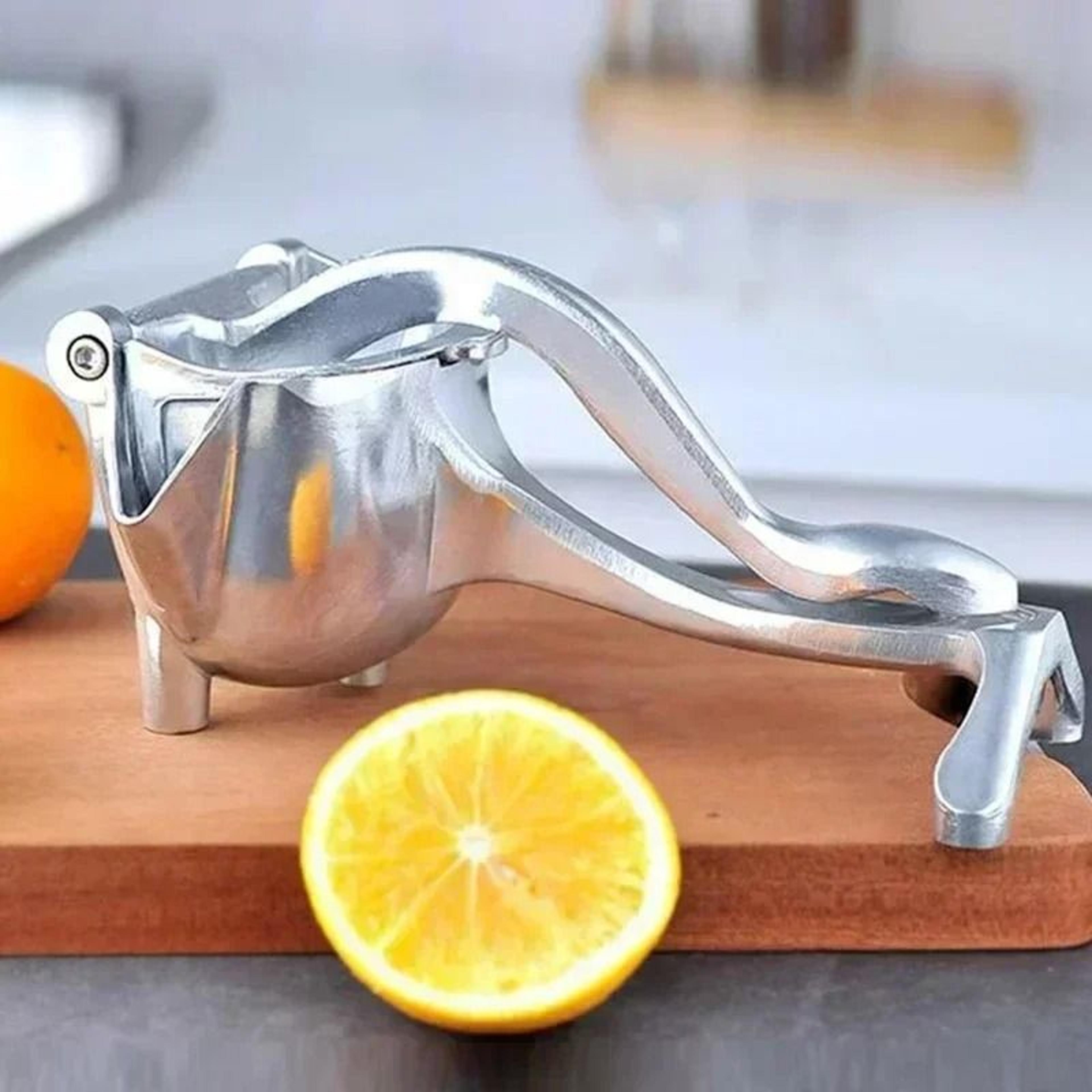 portable manual juice squeezer aluminum alloy hand pressure juicer