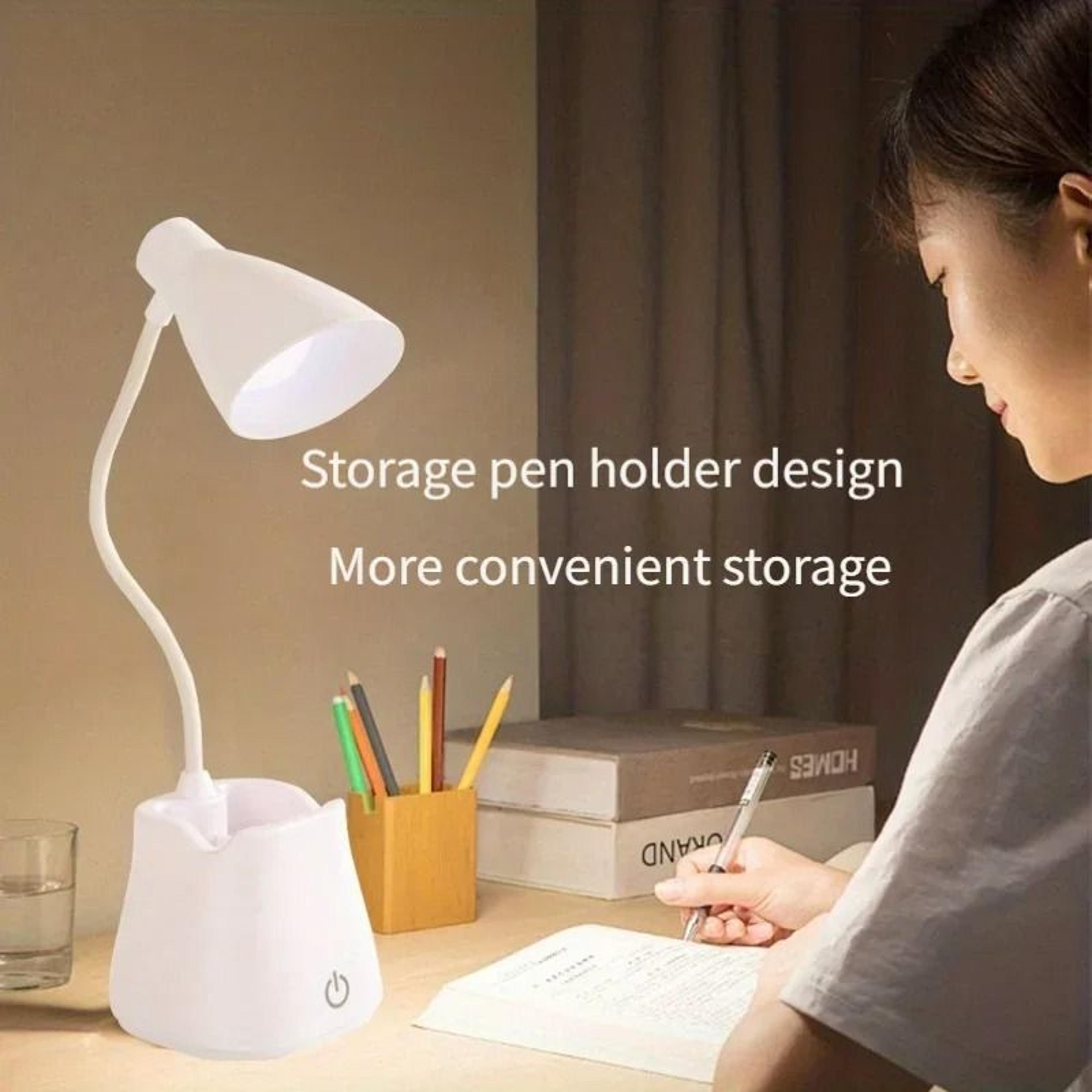 portable usb rechargeable led folding desk lamp