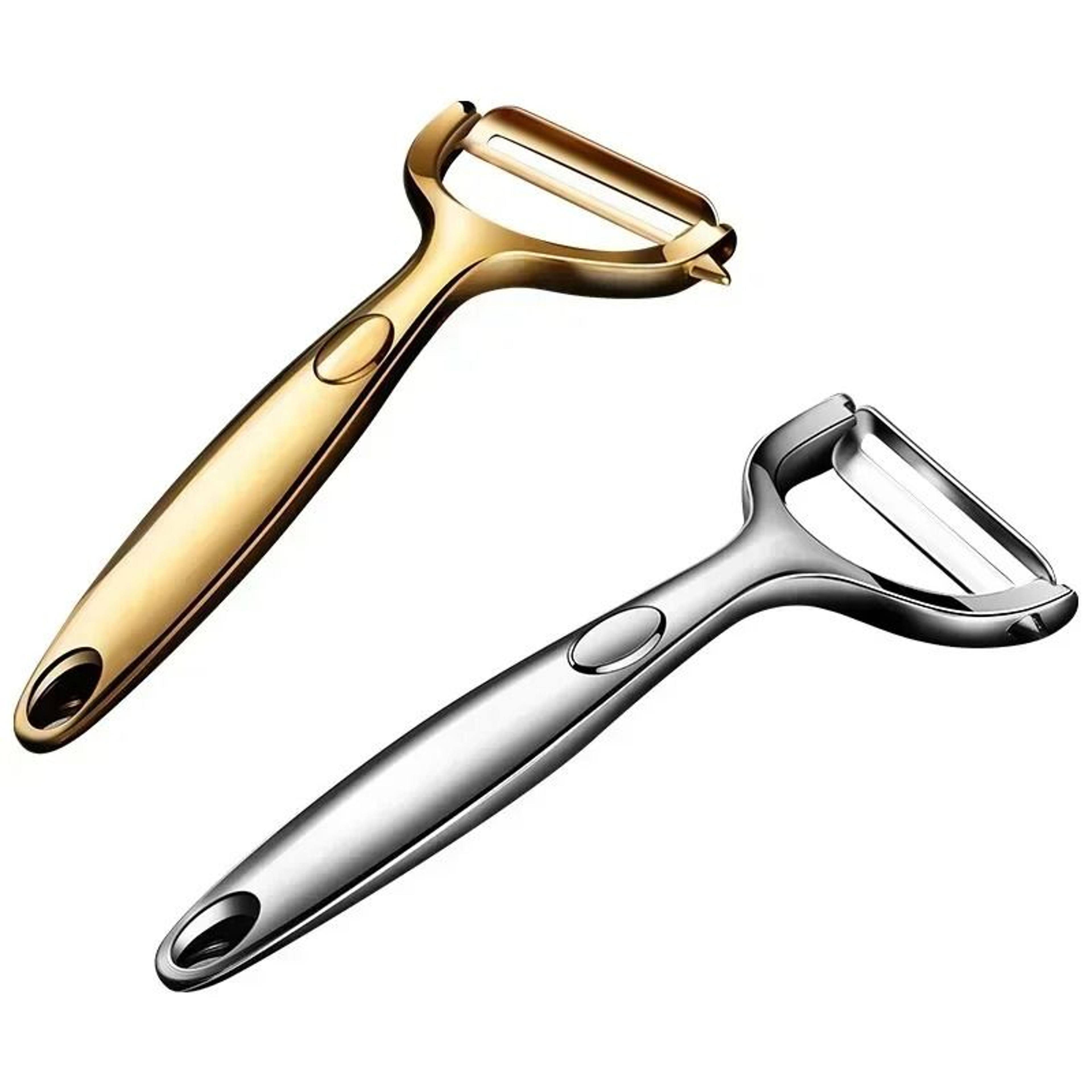 vegetable peeler stainless steel kitchen tool with non slip handle