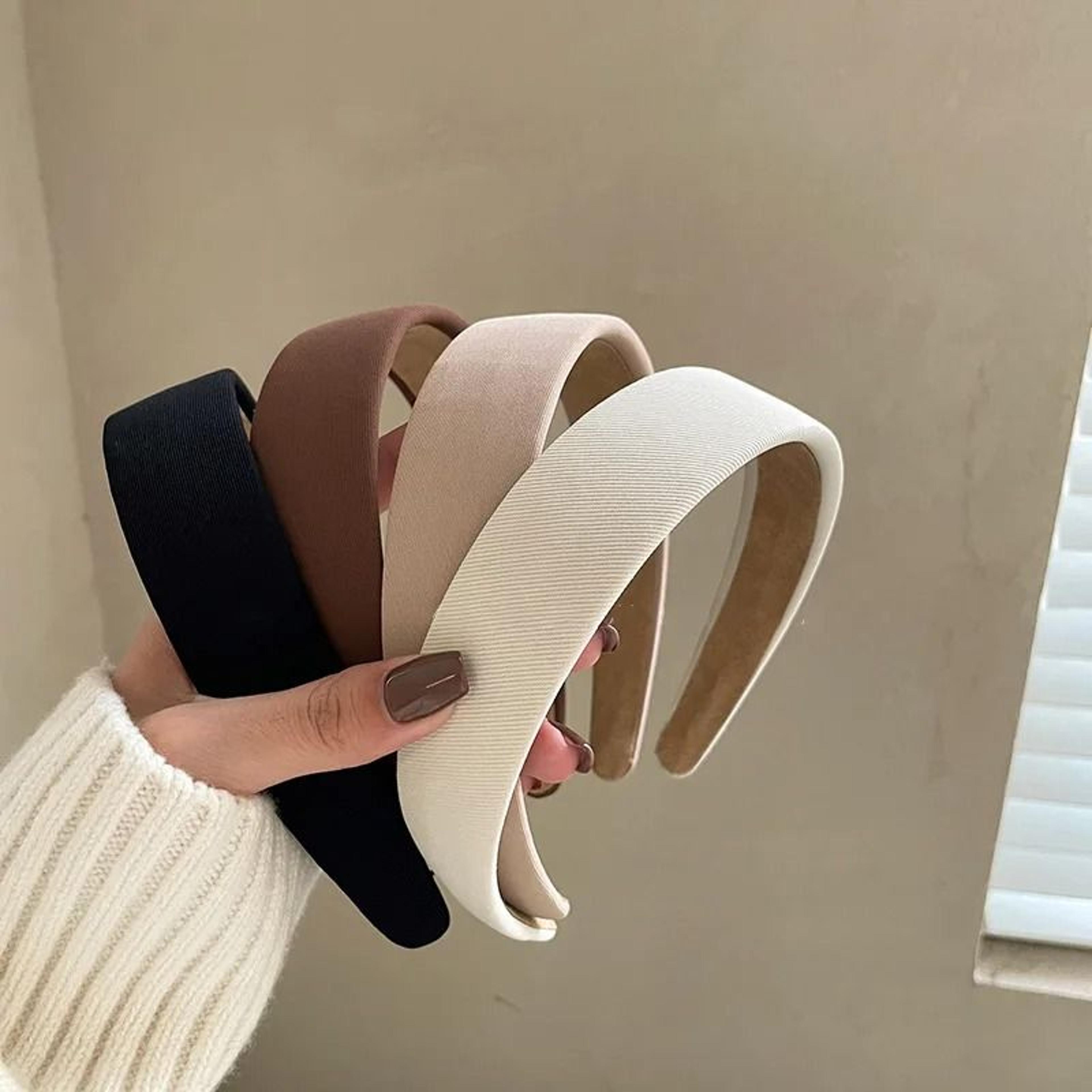 elegant wide hair pressing band for women