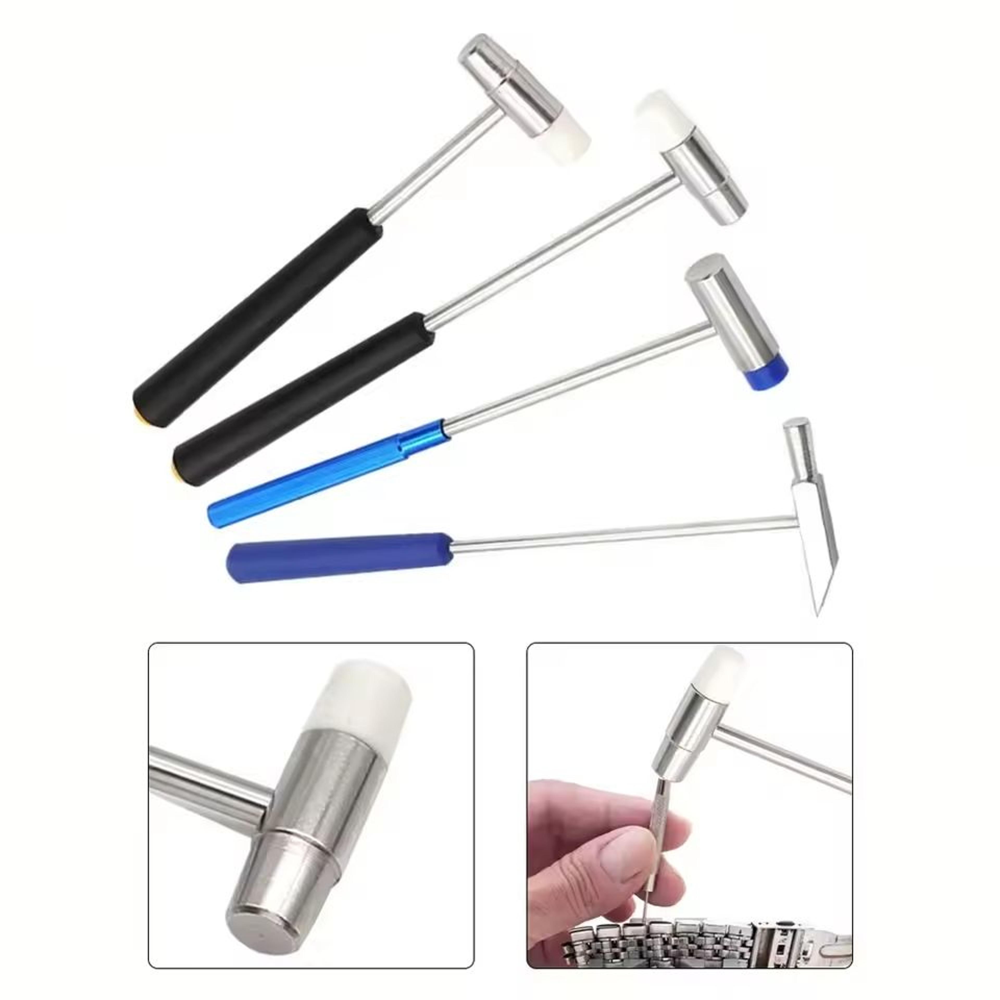 mini double head hammer metal and rubber repair tool