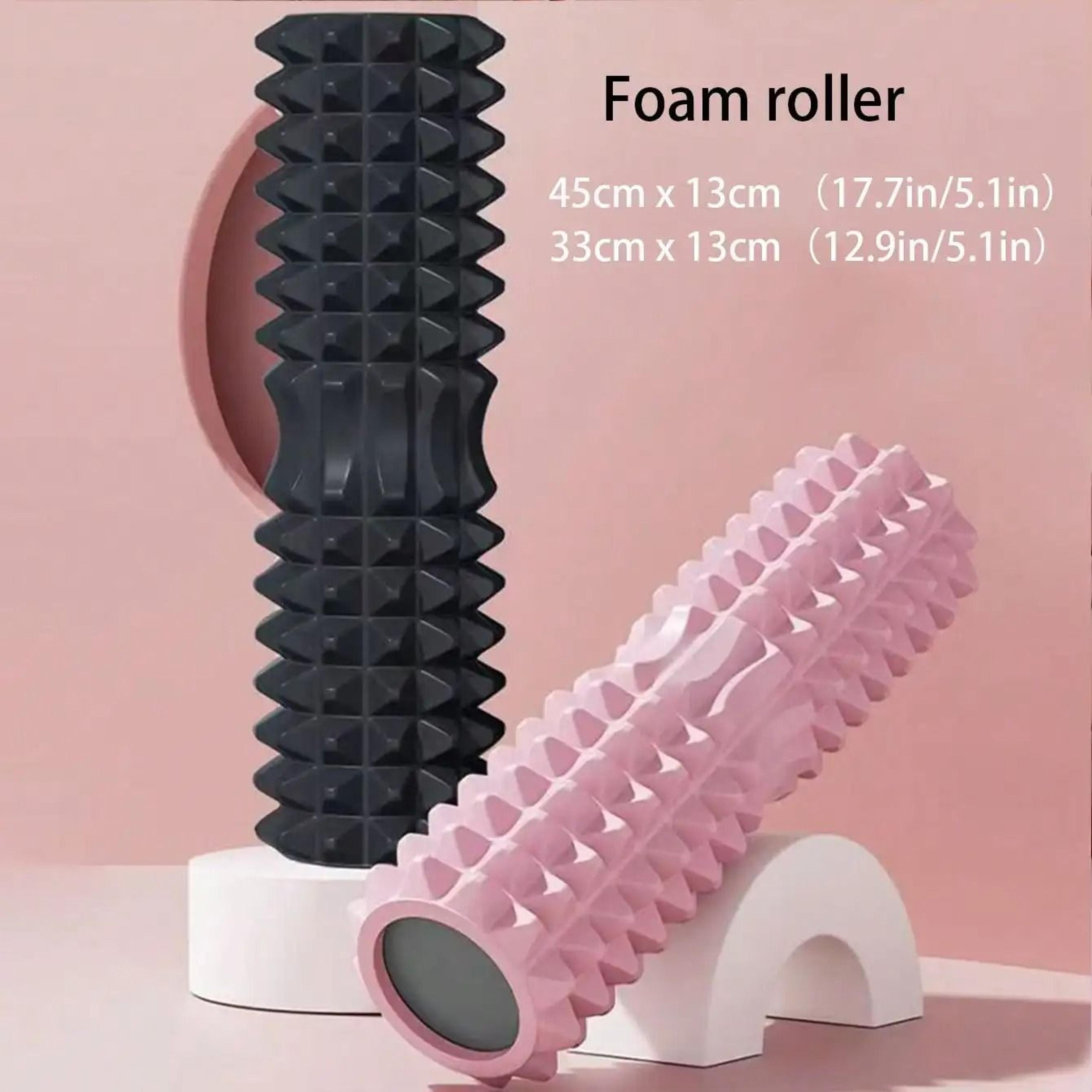 solid foam roller for yoga and muscle relaxation