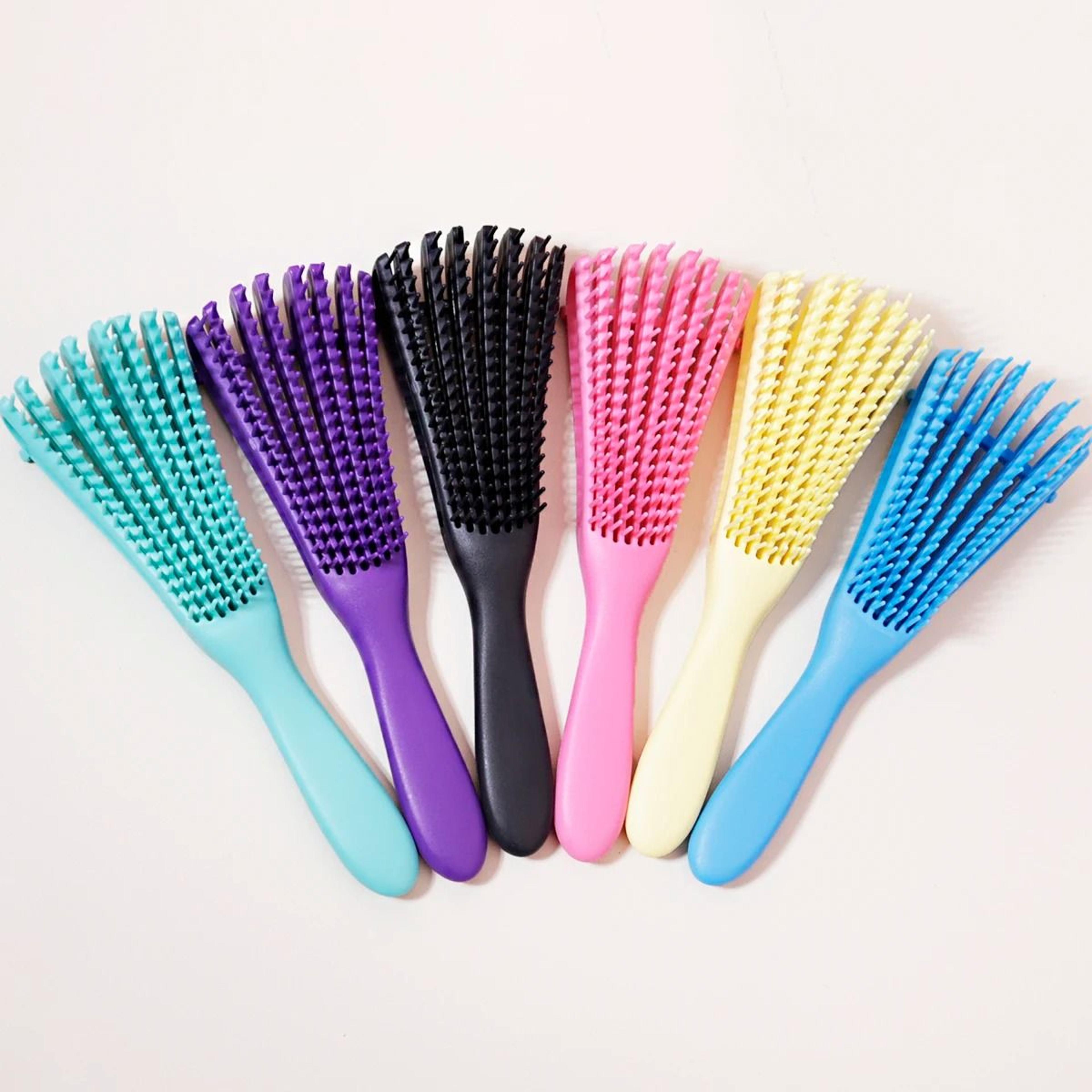 scalp massage brush for wet and curly hair