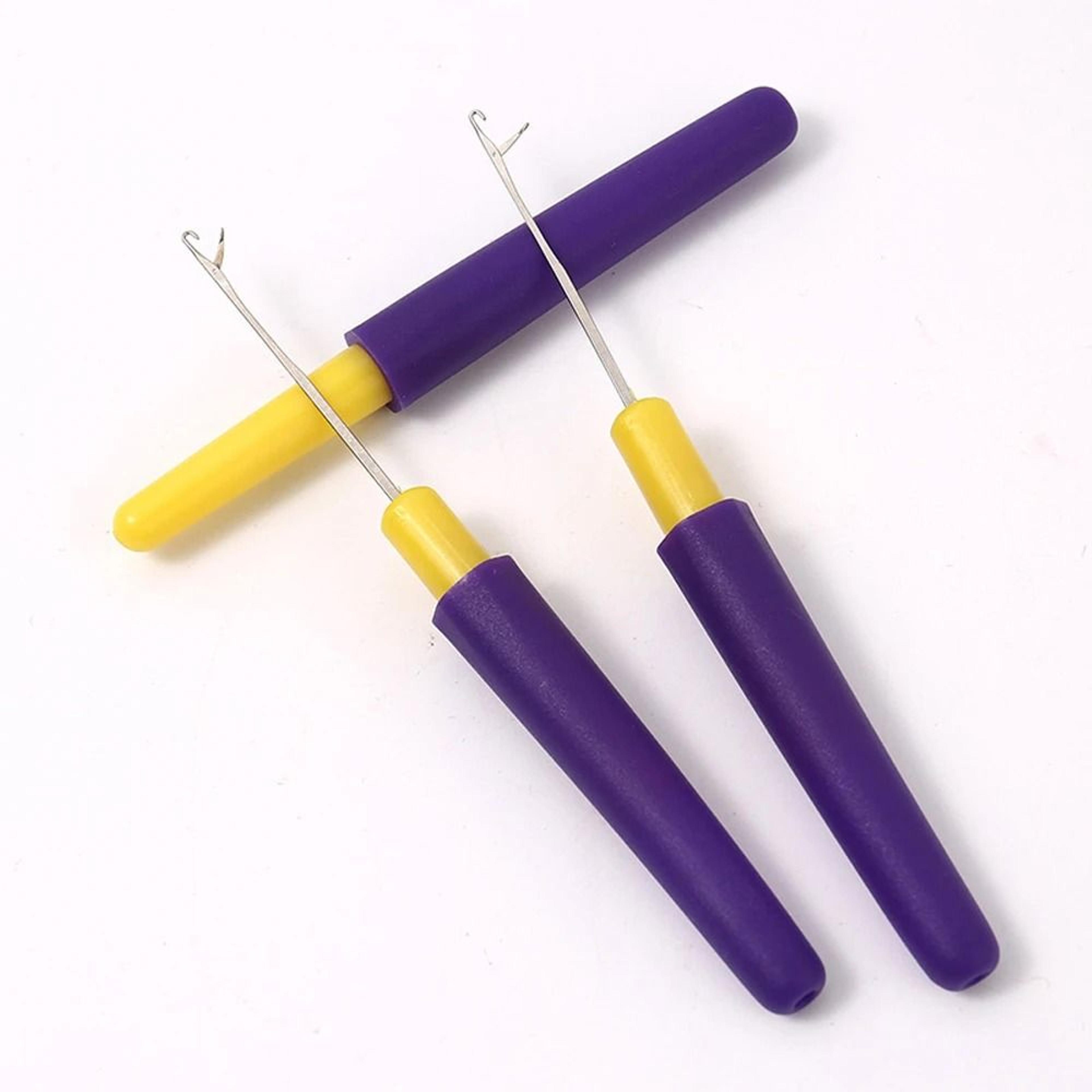 latch hook needle for dreadlocks and braiding hair extensions