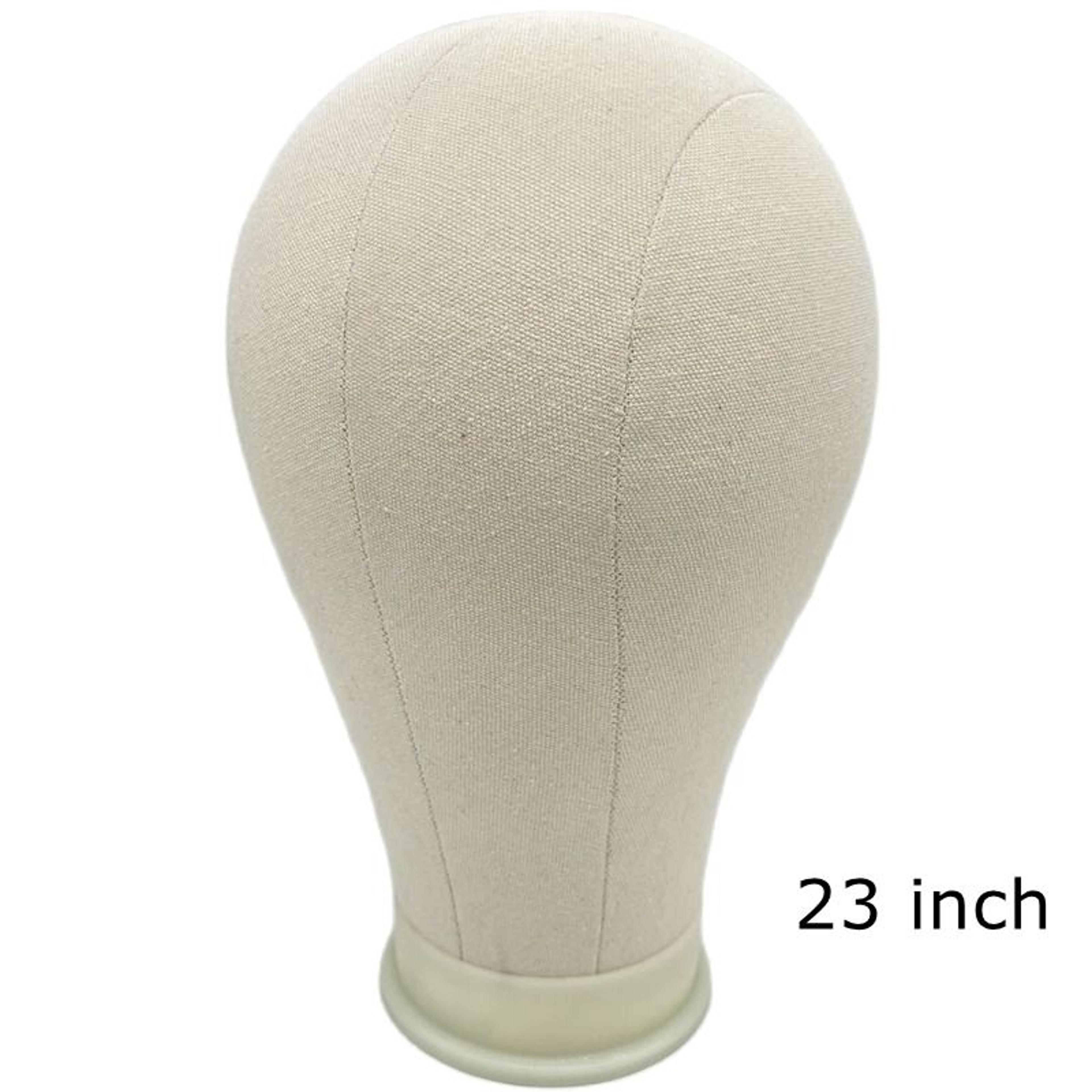 canvas block head kit for wig styling and display
