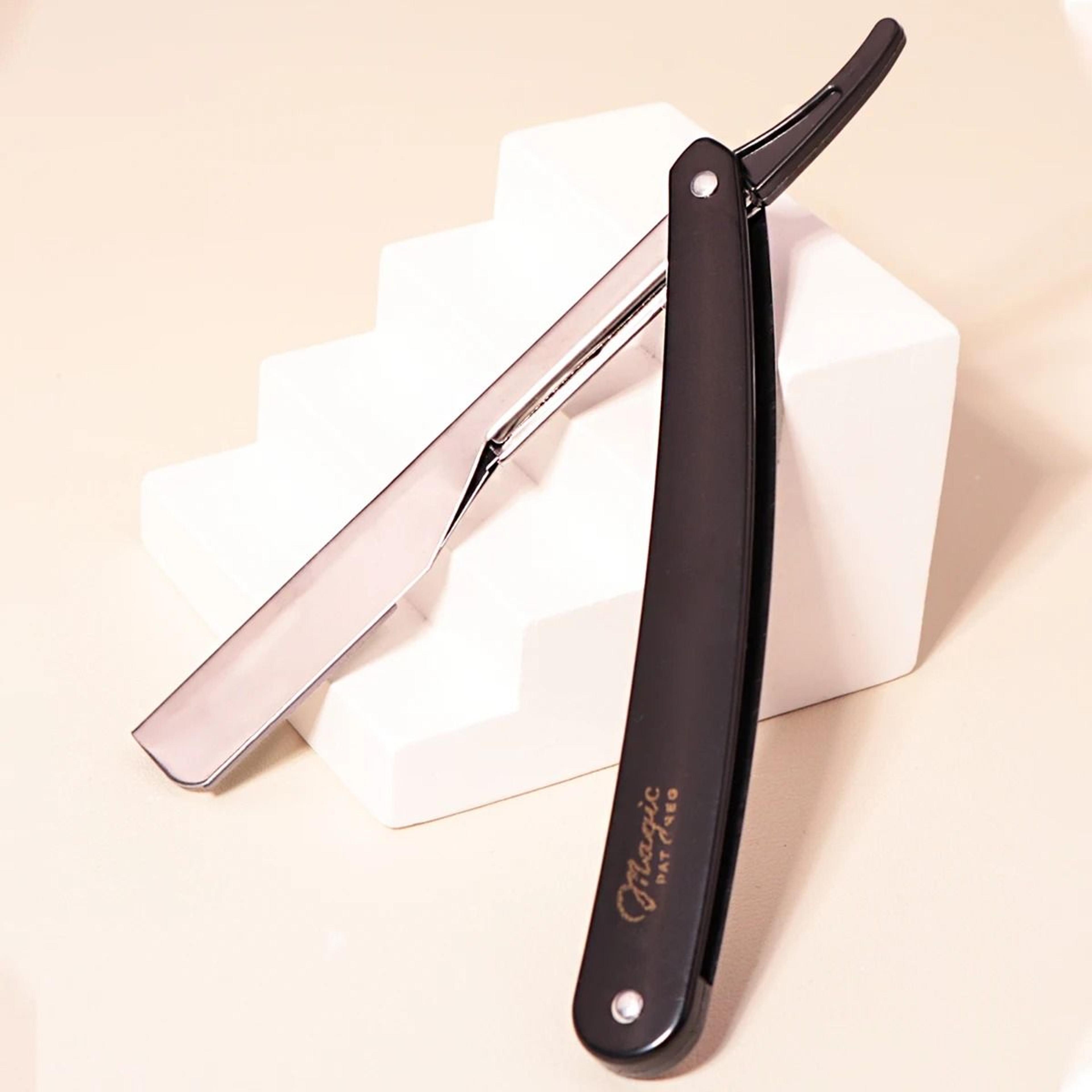 straight edge shaver folding manual razor for salon use