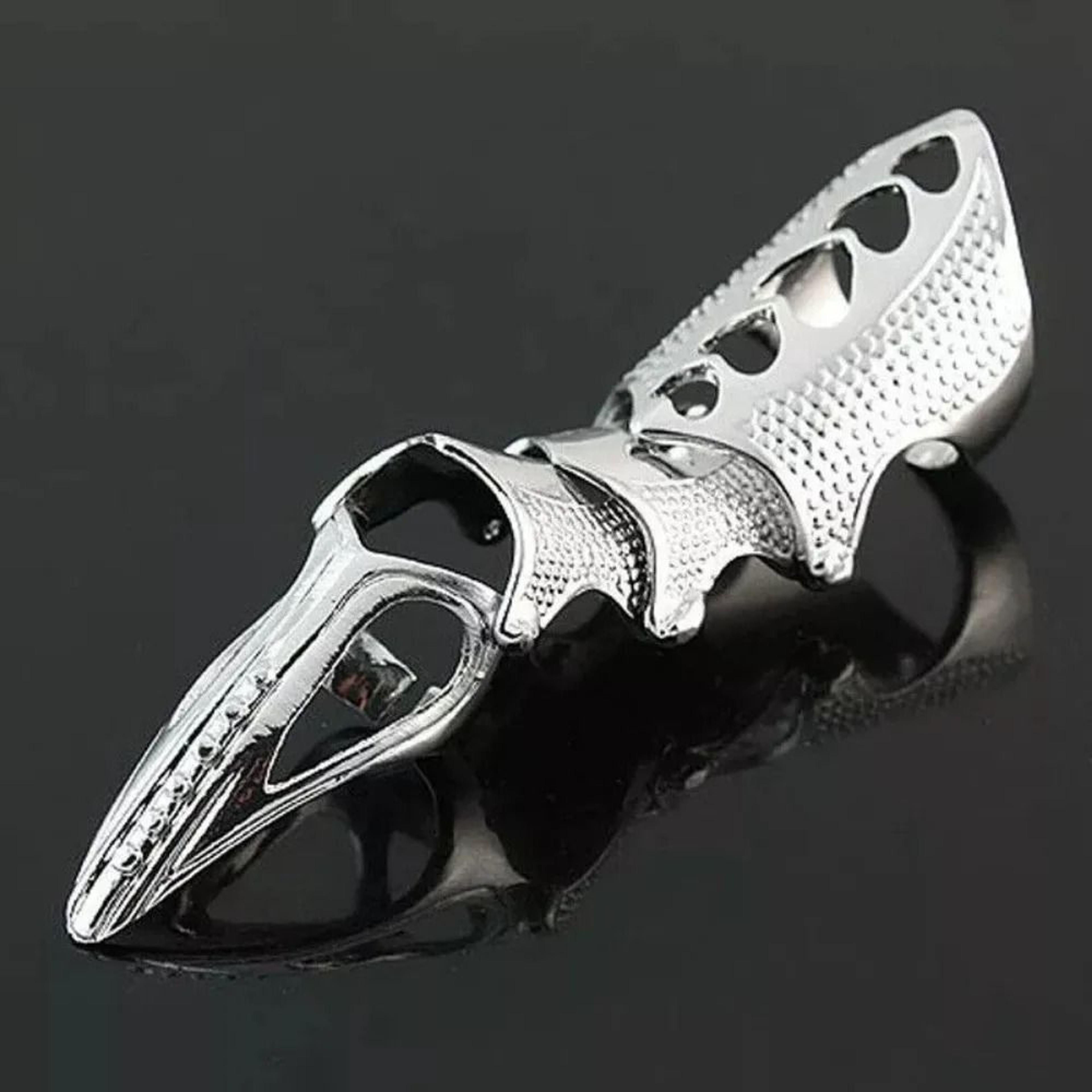 full finger armor claw ring set